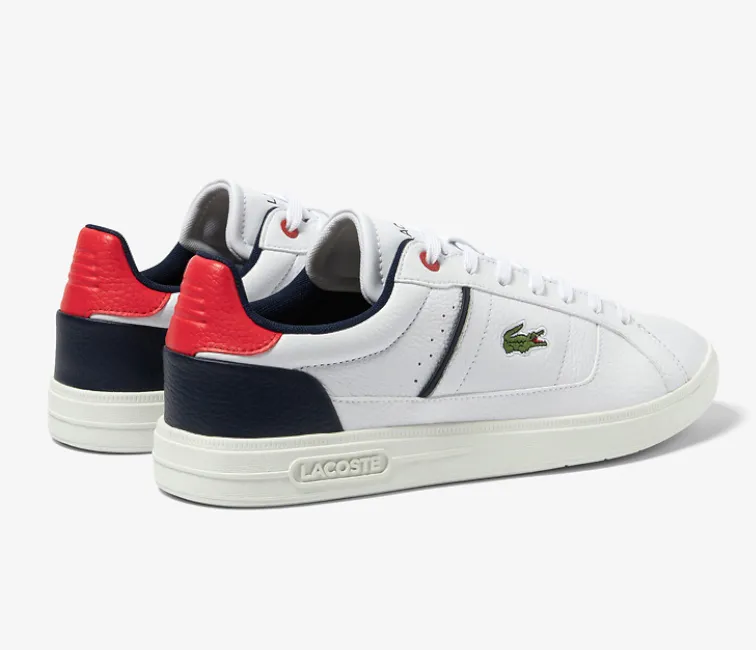 Men's Lacoste Europa Pro 123 3 SMA (White/Navy/Red) Mesh