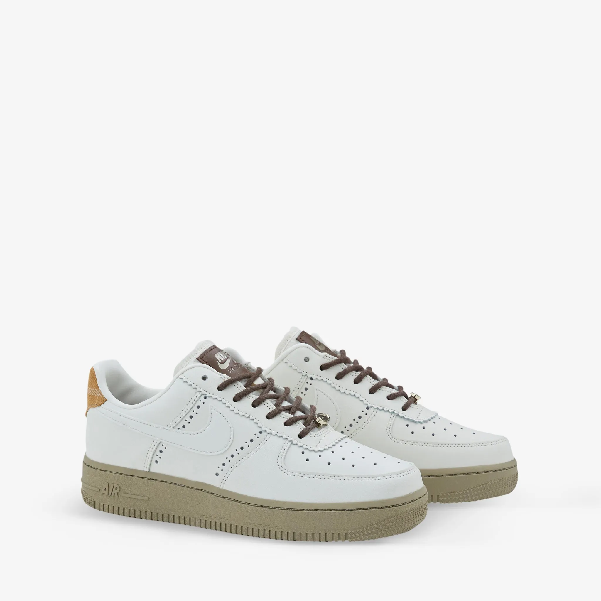 Adaptive Lacing Technology Vulcanized Sole Women's Air Force 1 ??07 LX Sail | Sail | Khaki | Cacao Wow