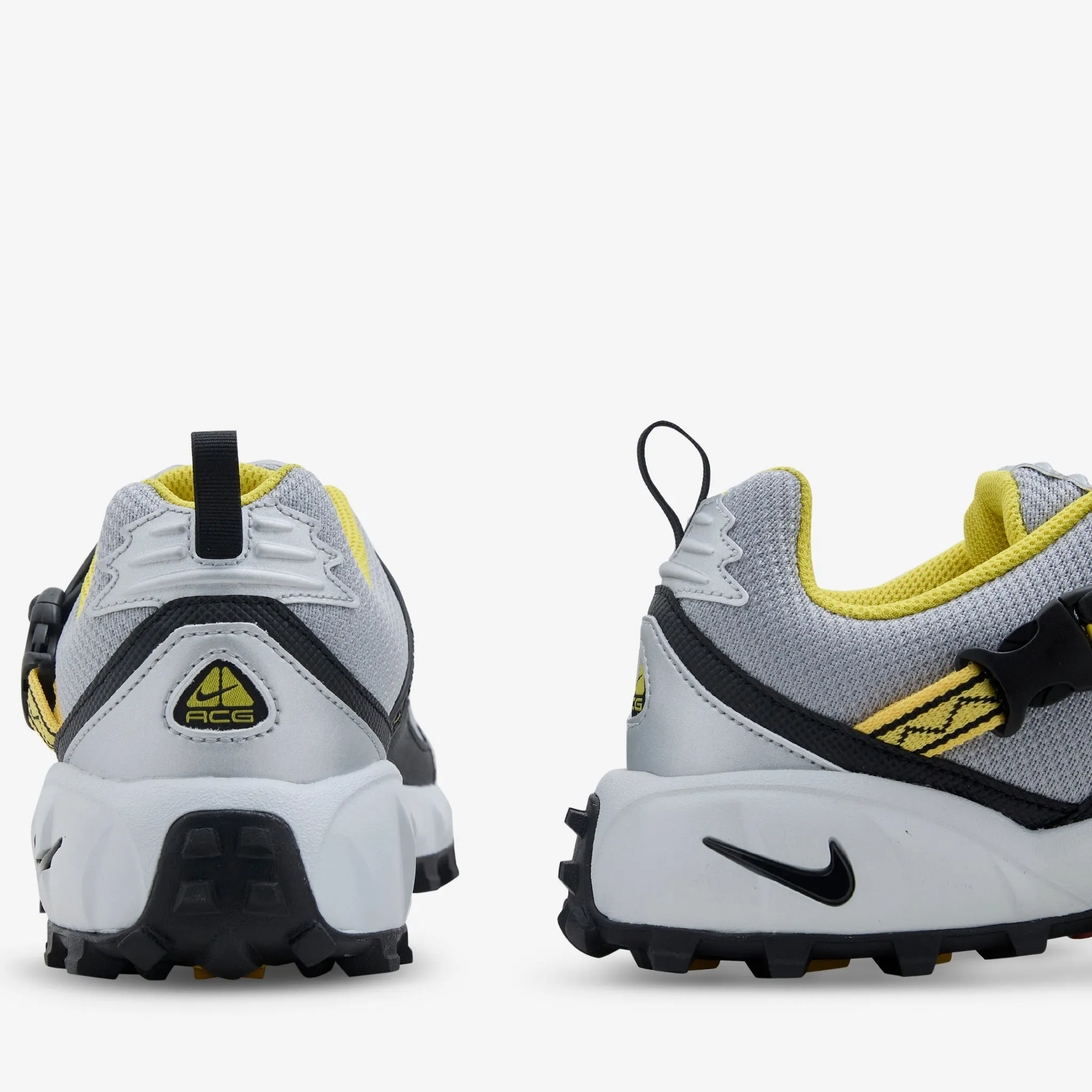 ACG Phassad Black | Yellow Zest | Metallic Silver Stacked Heel