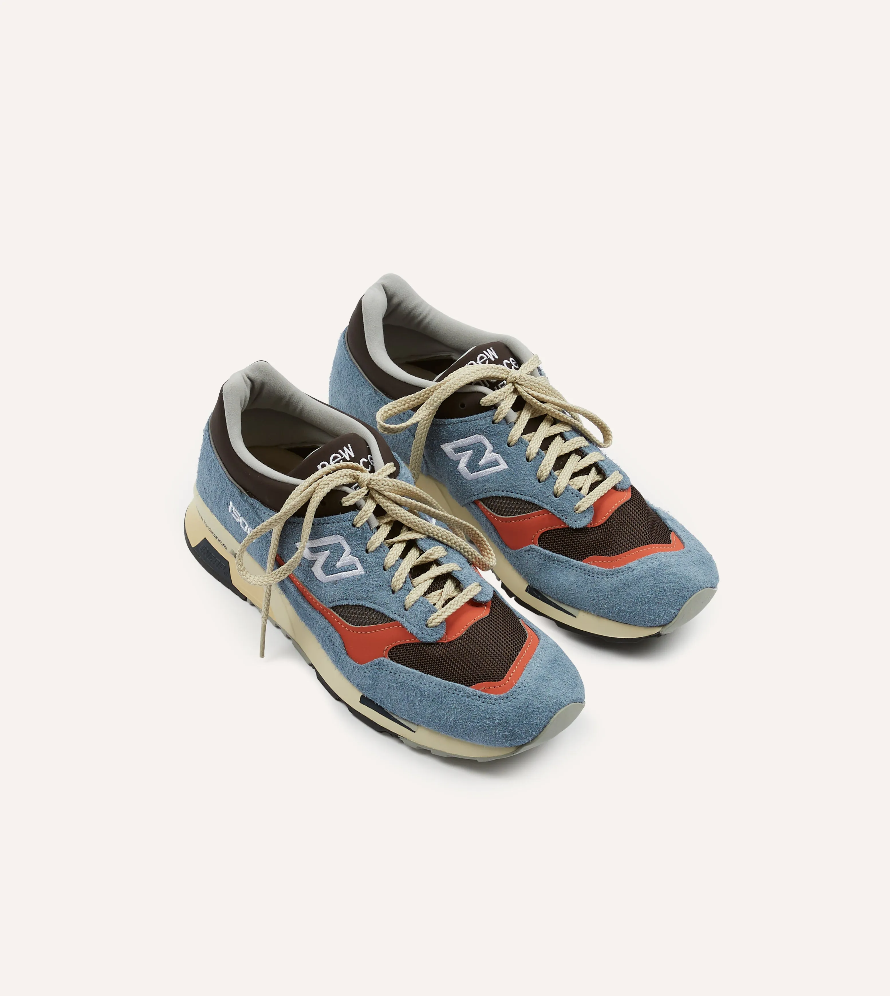 mid - top Shock - absorbing midsole New Balance Coffee Pop Blue Made in UK 1500 Trainers