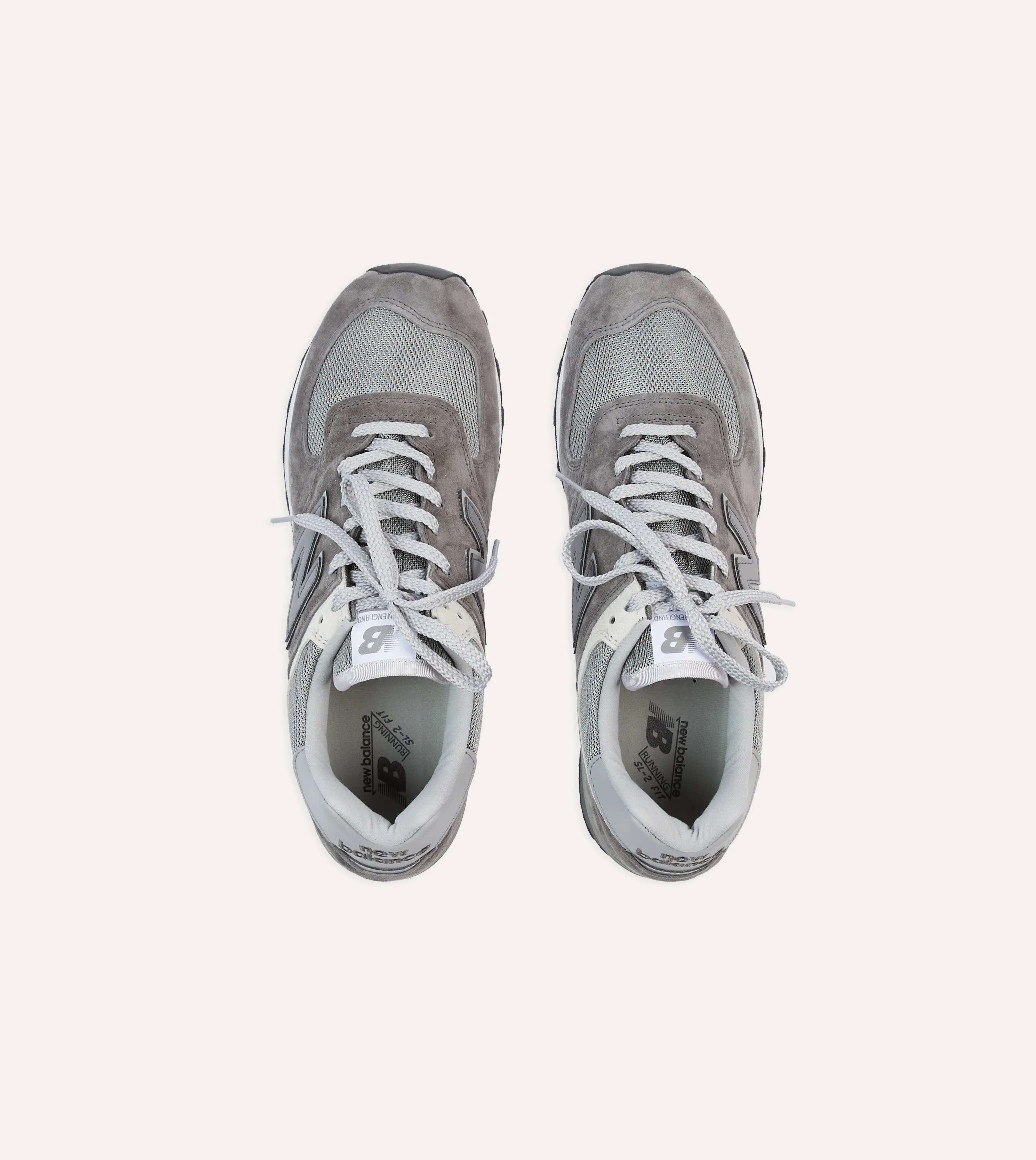 New Balance Dark Gull Grey MADE in UK 576 Trainers Boosted fit Office