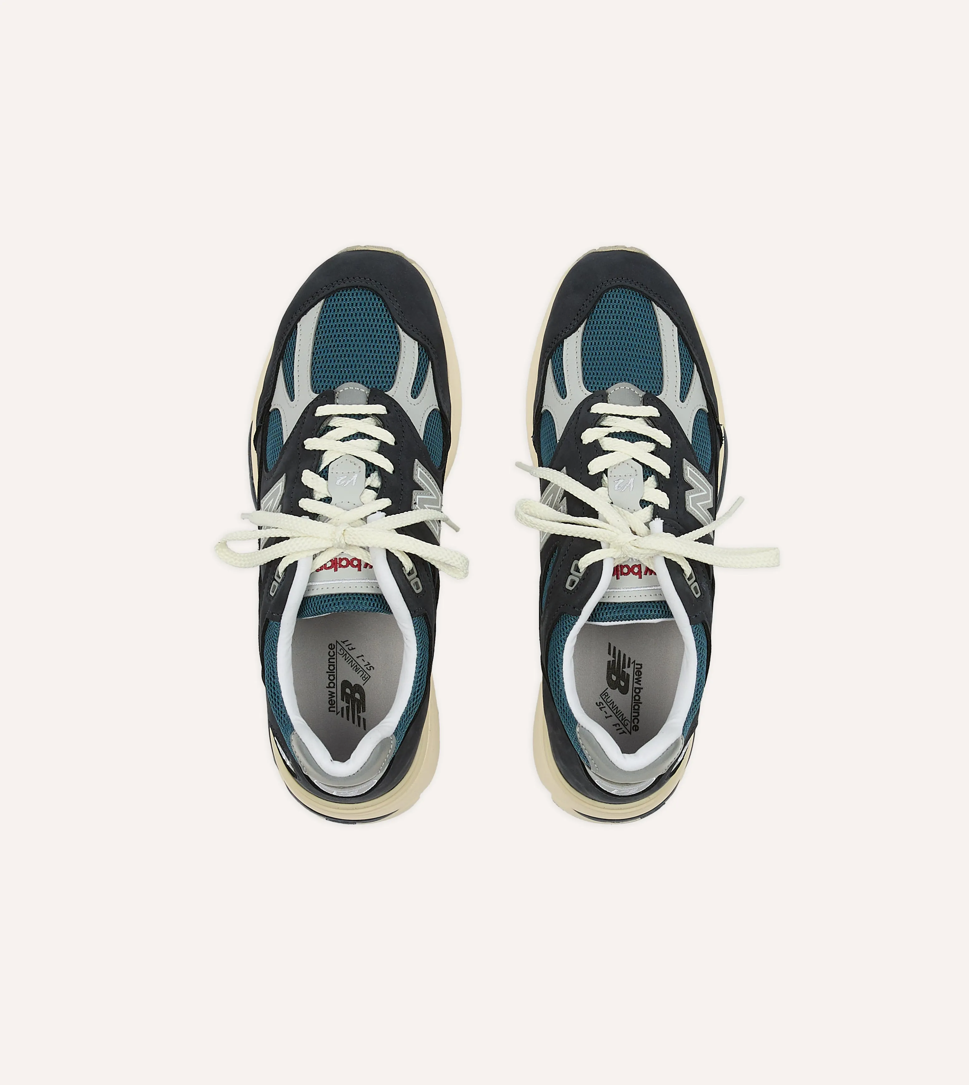 New Balance Navy 'Vintage Sport' Made in UK 991v2 Trainers Generic afternoon