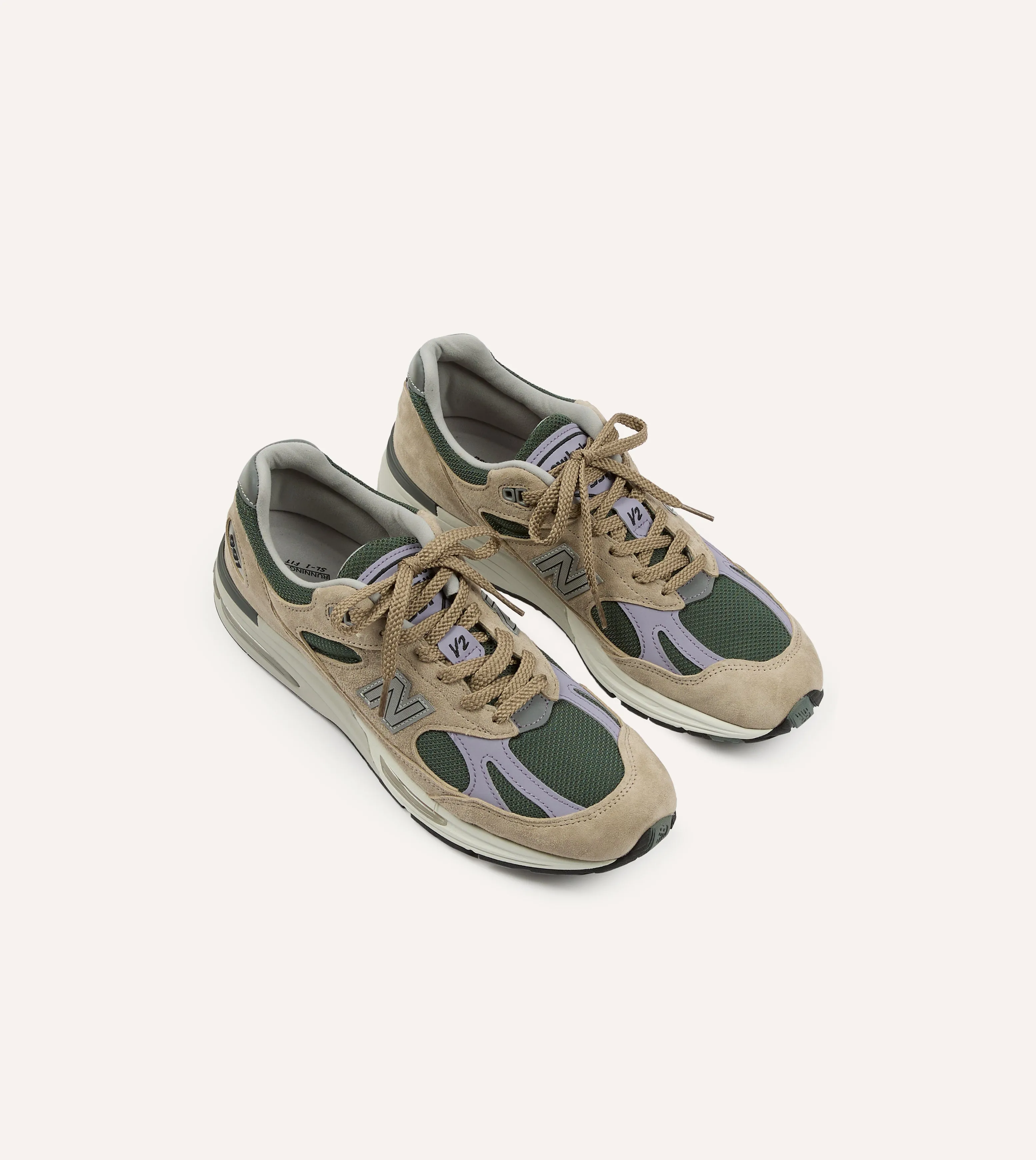 New Balance Tan 'Essentially Offbeat' Made in UK 991v2 Trainers track and field athletes - specific functions Sturdy breathability