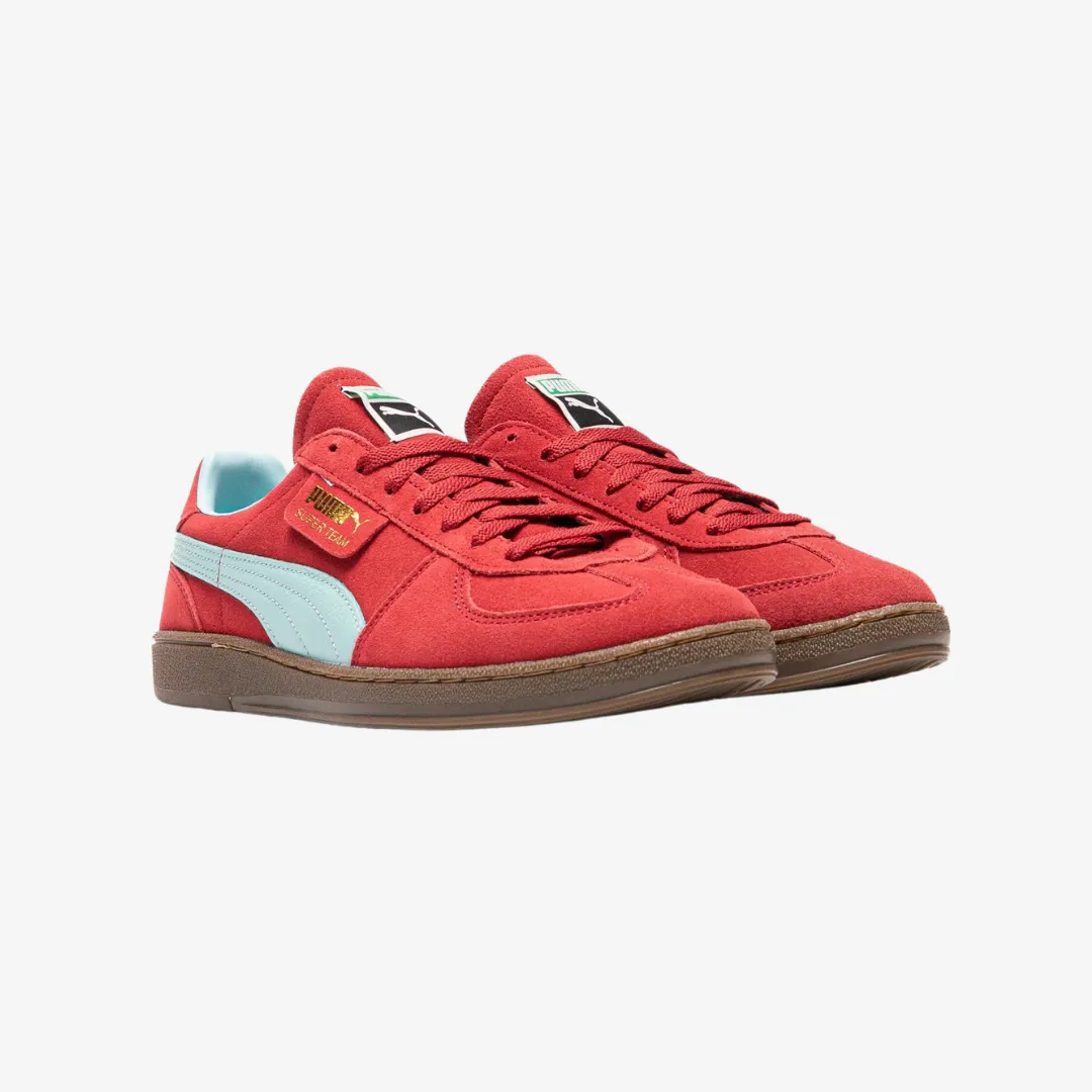 Padded Comfort Wellness Seekers Arch Support Wellness Seekers mens puma super team suede (dark crimson/safe lake)