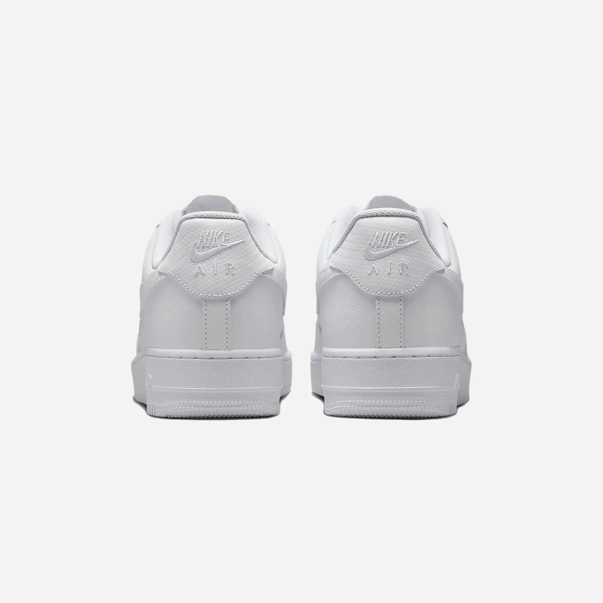 Nike Air Force 1 '07 Texture White/White Water   Resistant Bold Look