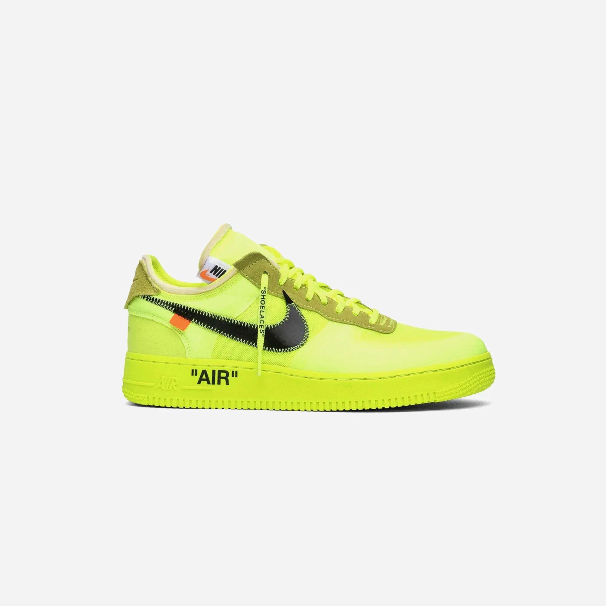 Nike Air Force 1 Low Off White Volt Slip Choice