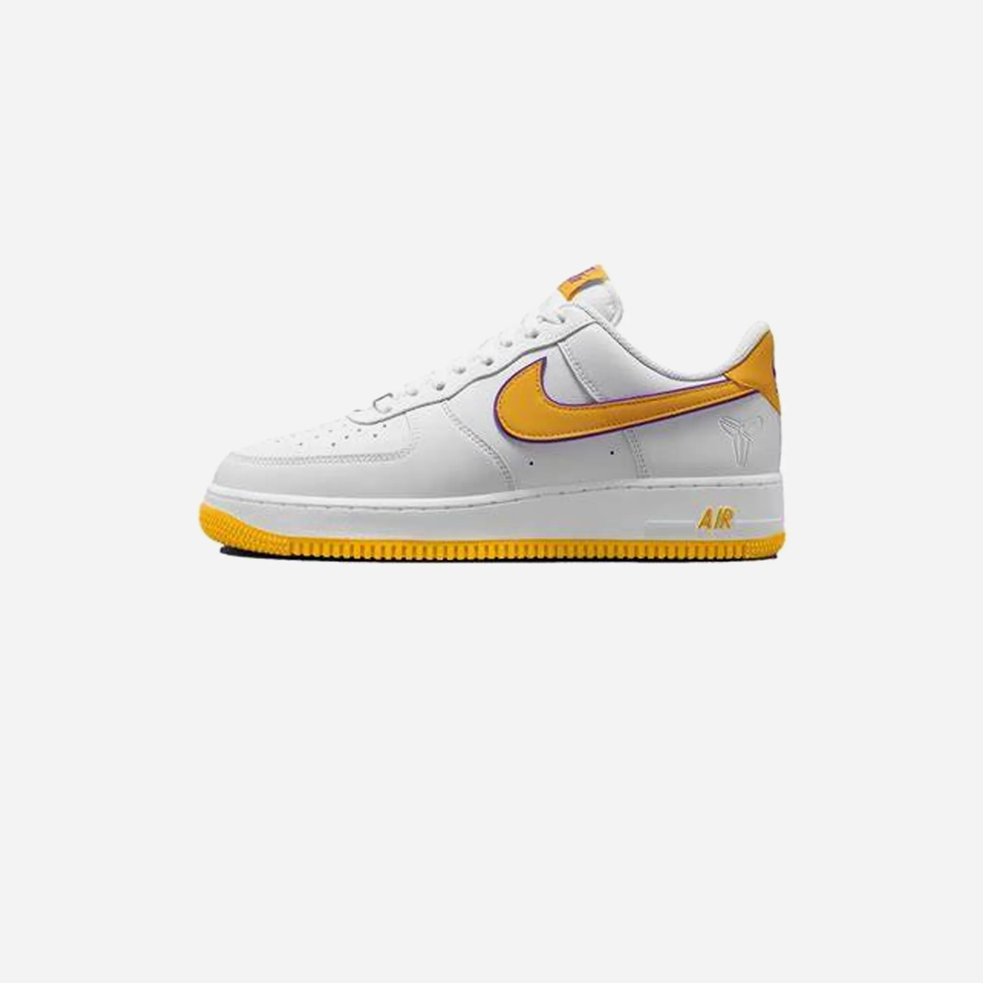 Gym Shoes Gym Equipment Nike Air Force 1 Low Retro QS Kobe Bryant Lakers Home