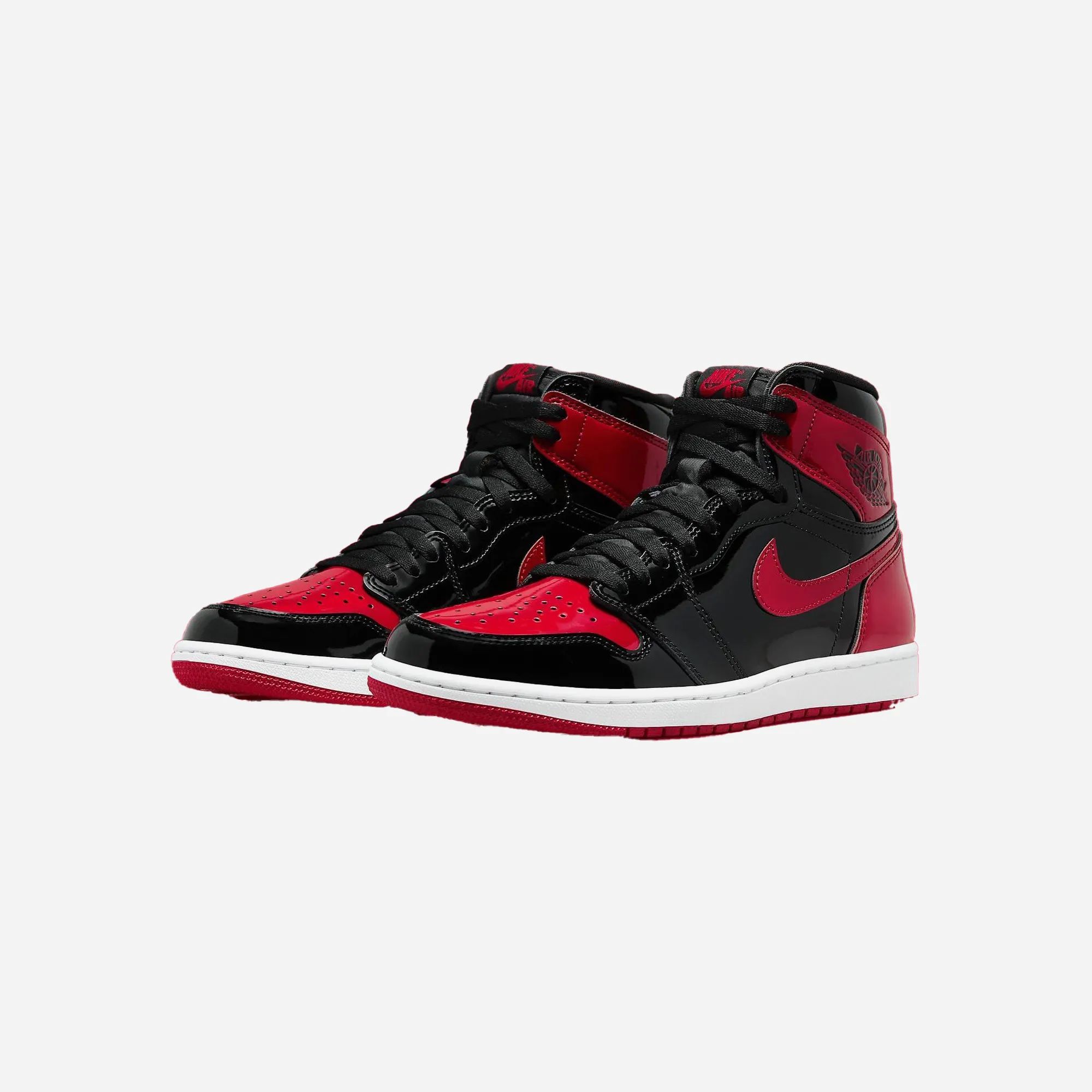 Nike Air Jordan 1 High Patent Bred Water Resistant Lining