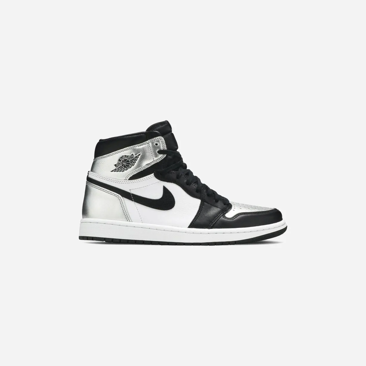 Nike Air Jordan 1 High Silver Toe WMNS Sturdy breathability Orthopedic Footbed