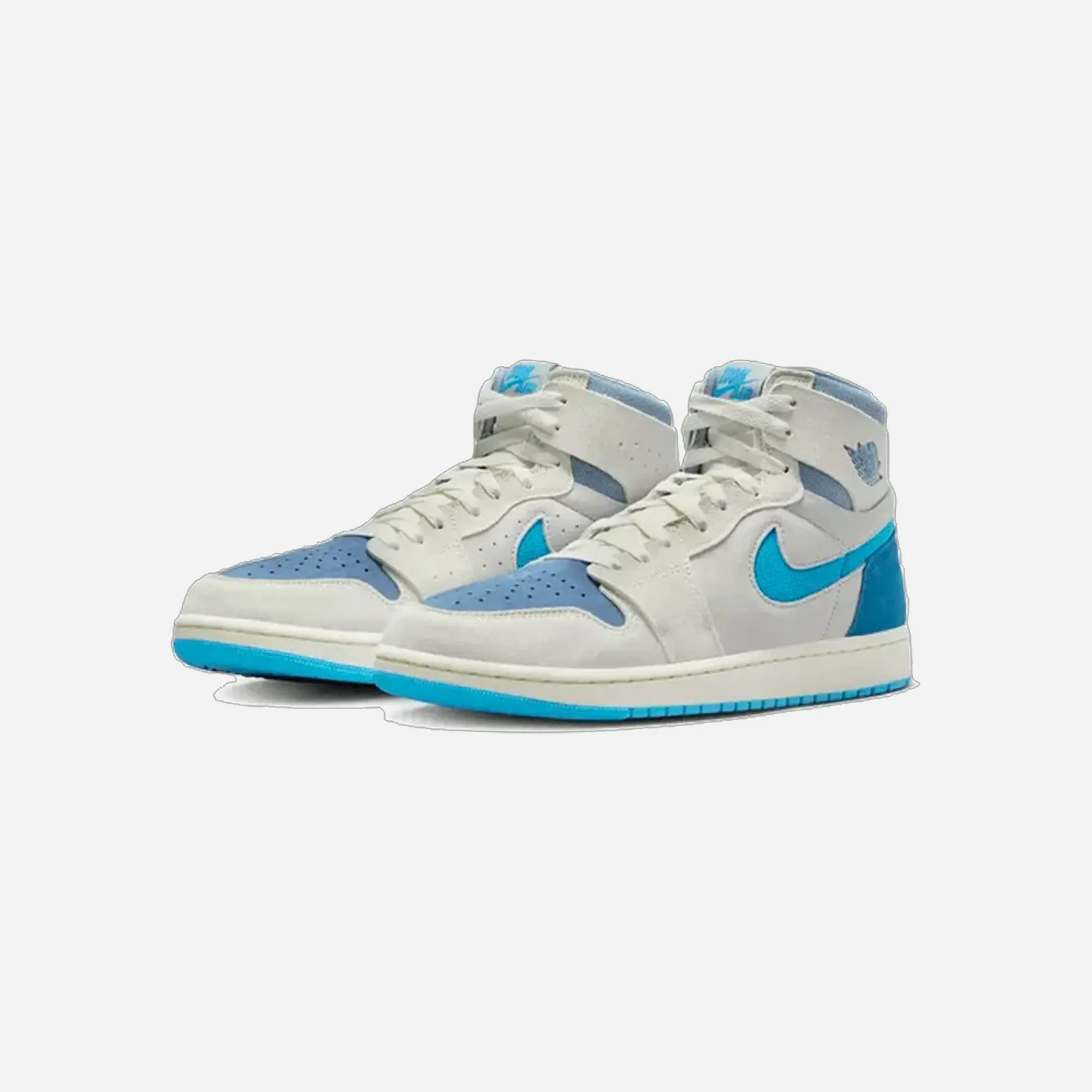 Nike Air Jordan 1 High Zoom Comfort 2 'Dark Powder Blue' Durable Zone Layered Cushioning System