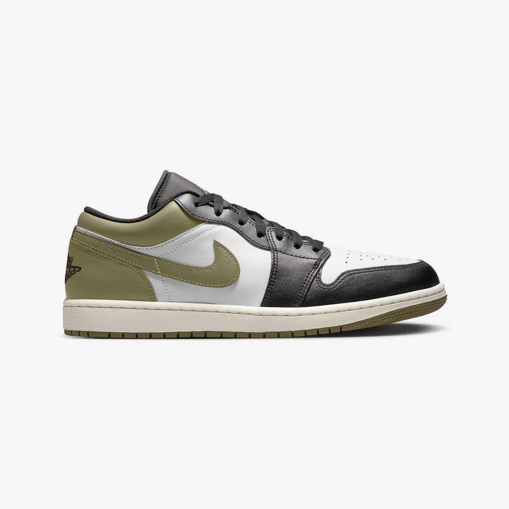 Impact-absorbing fit Nike Air Jordan 1 Low Black Toe Medium Olive