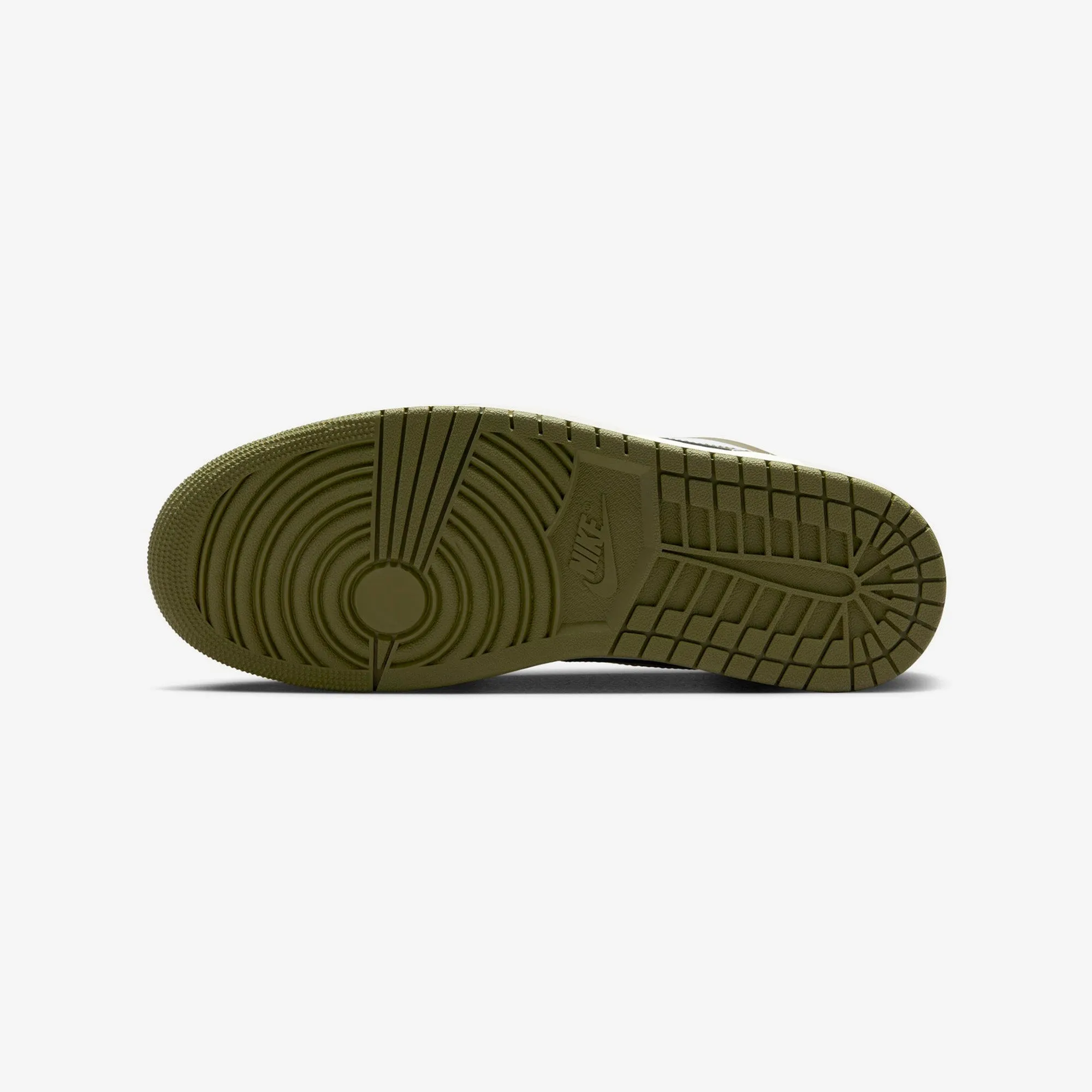 Smart Motion Nike Air Jordan 1 Low Black Toe Medium Olive