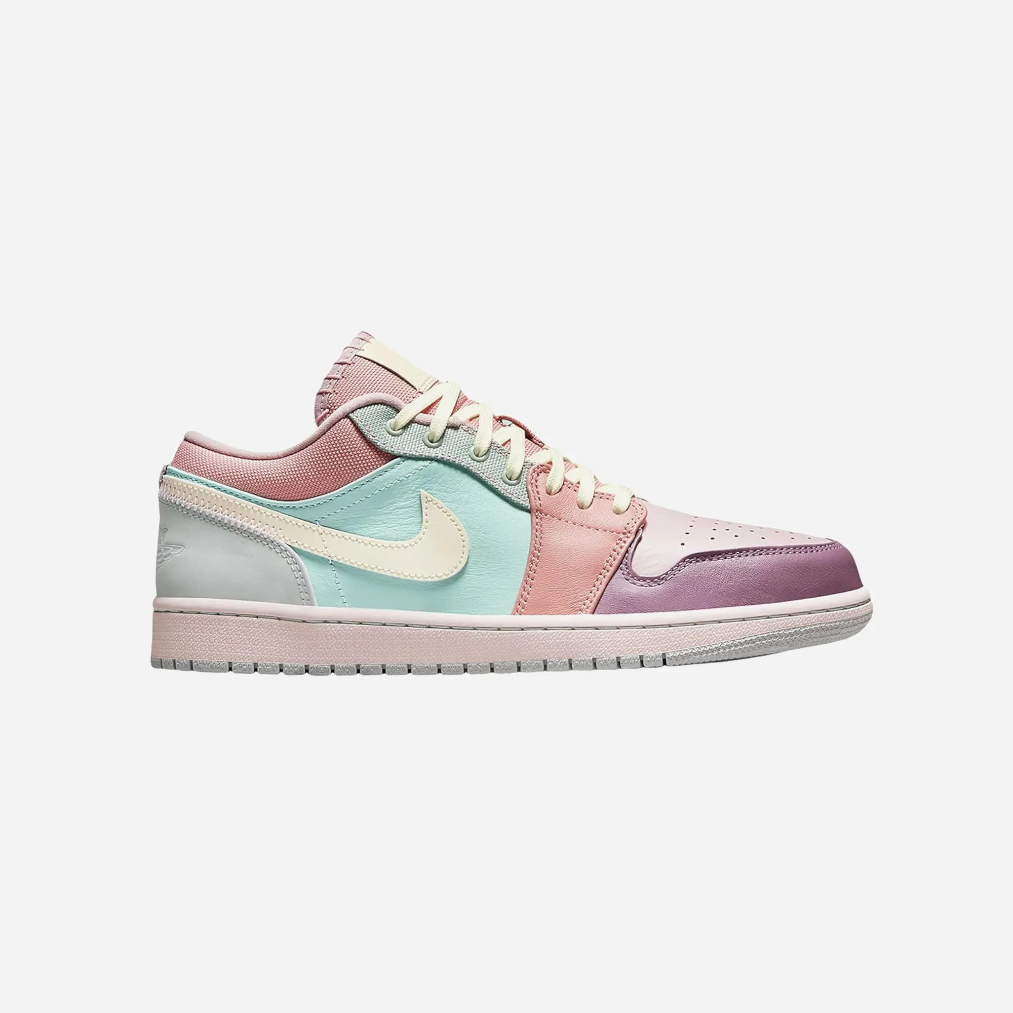 Anti Slip Groove Pattern Fashion Base Nike Air Jordan 1 Low Easter Pastel