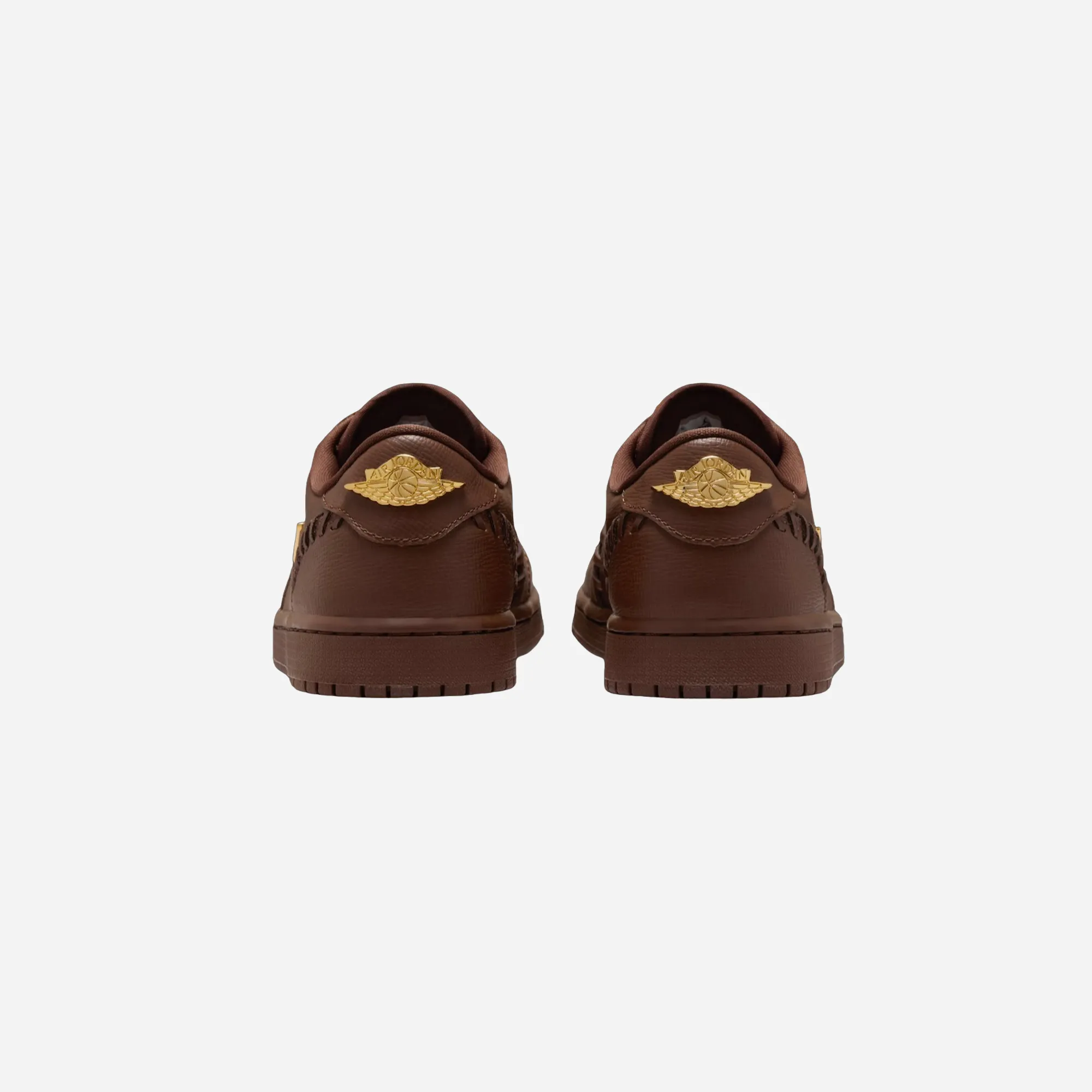 Nike Air Jordan 1 Low Method of Make Cacao Wow/Metallic Gold WMNS Tailored grip