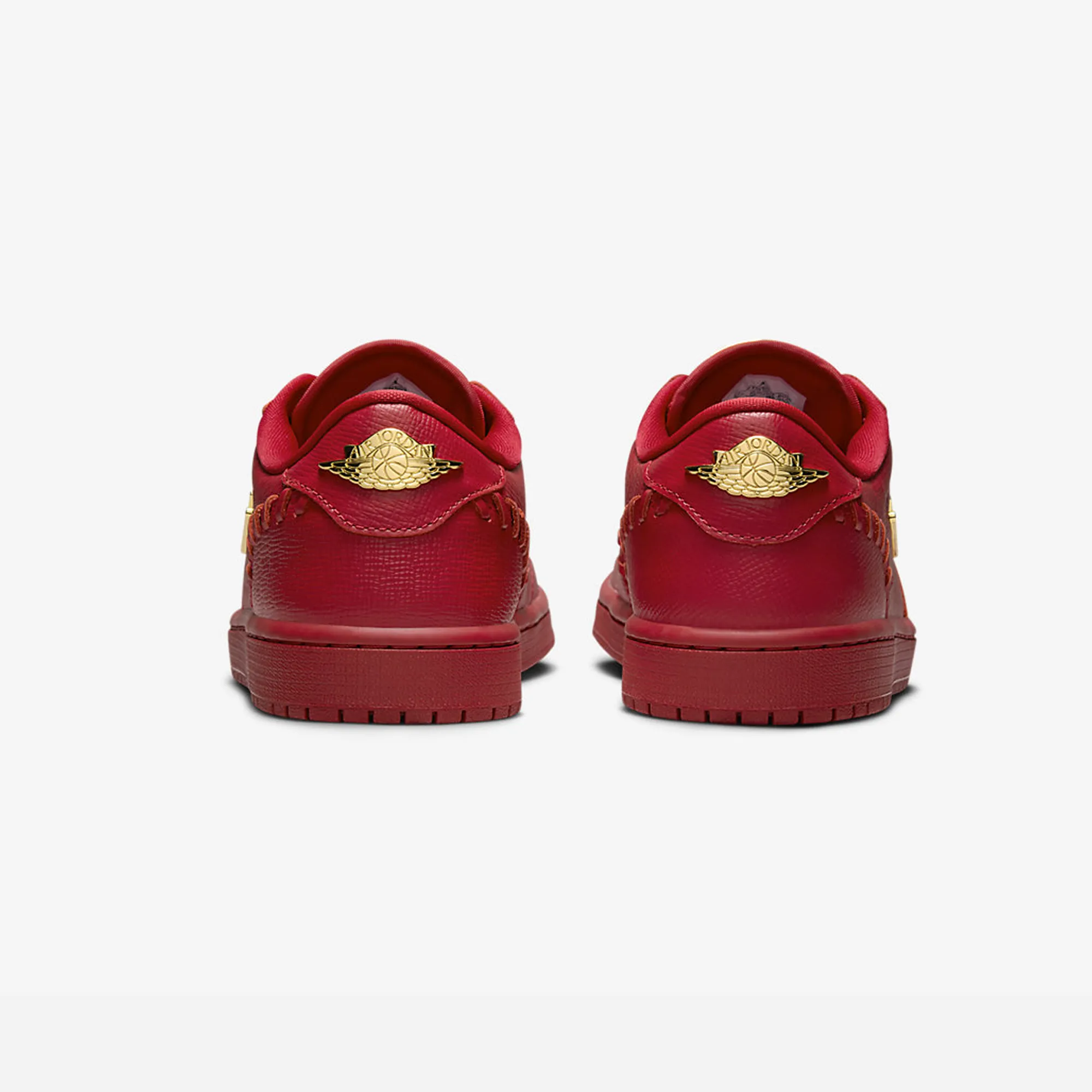 High Rebound Insoles Nike Air Jordan 1 Low Method of Make Gym Red Metallic Gold WMNS