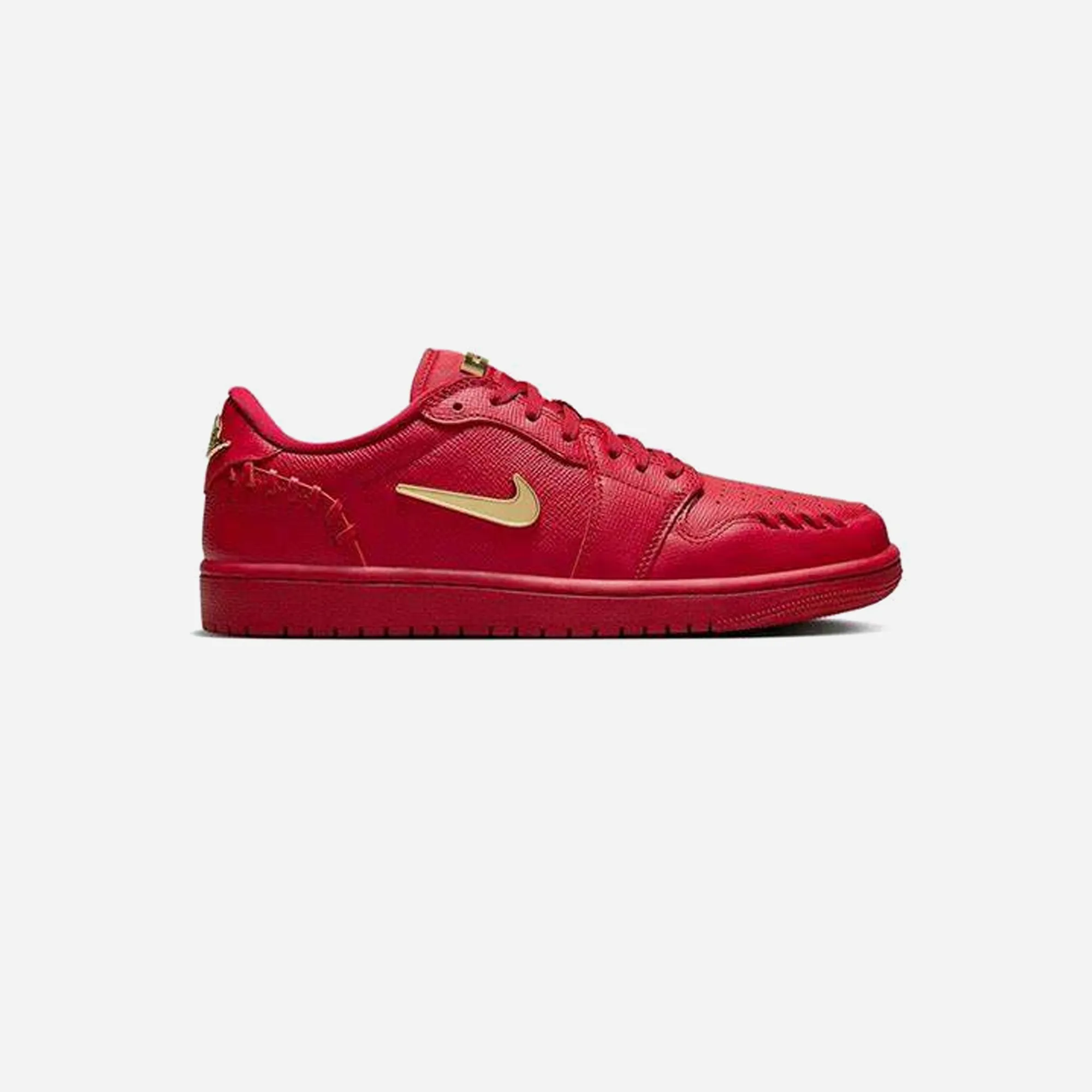 Foot Cushion Nike Air Jordan 1 Low Method of Make Gym Red Metallic Gold WMNS