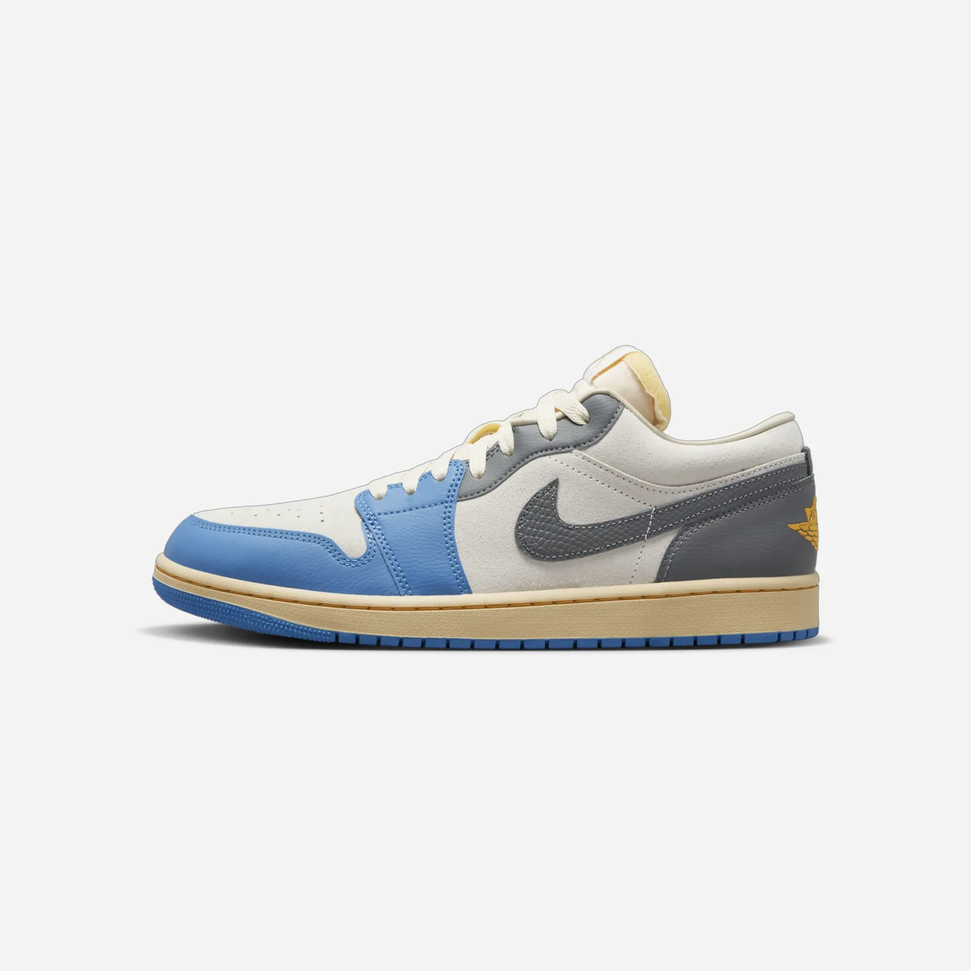 Nike Air Jordan 1 Low Vintage UNC Grey Sockliner Contouring Pace Booster