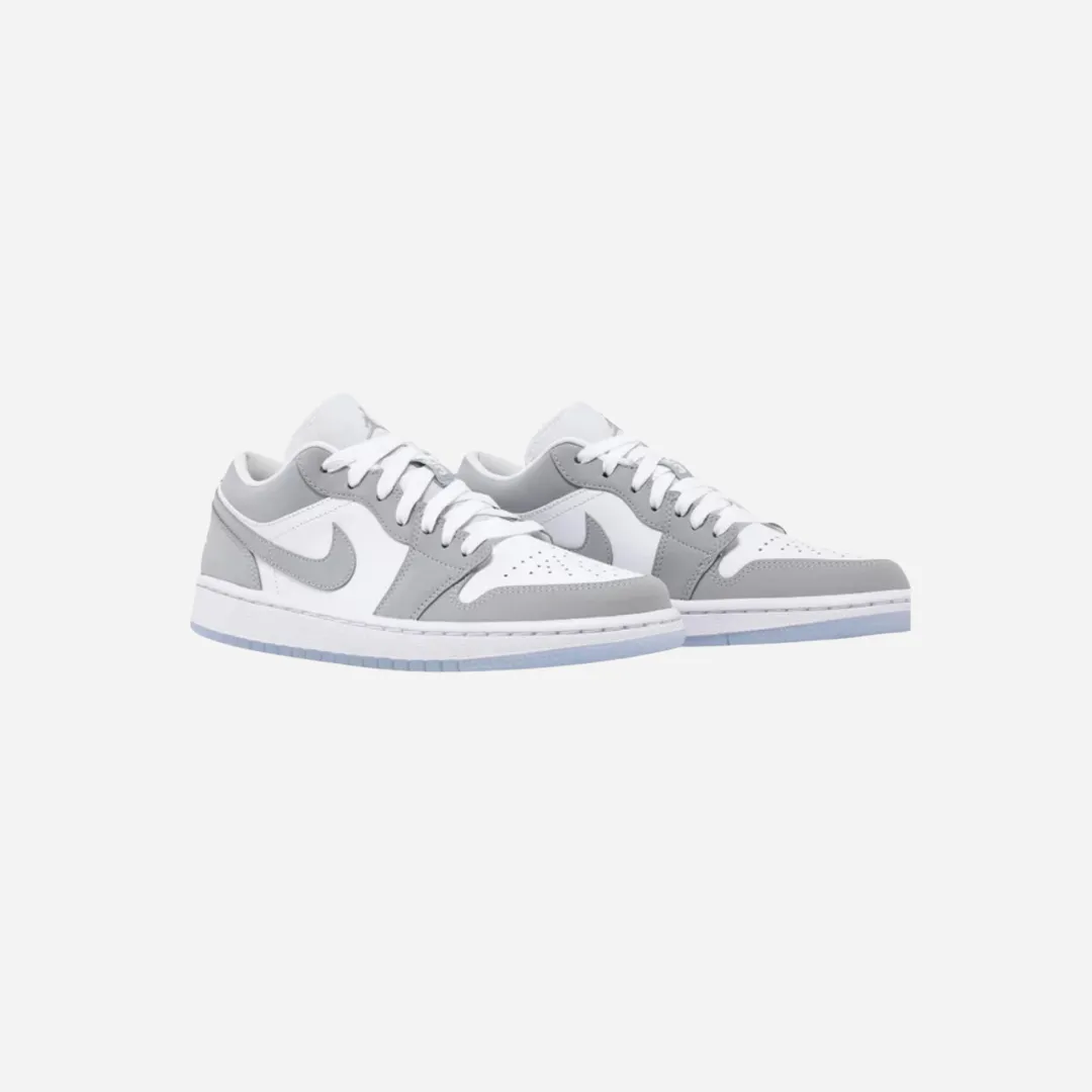 Gym-Friendly Nike Air Jordan 1 Low Wolf Grey WMNS