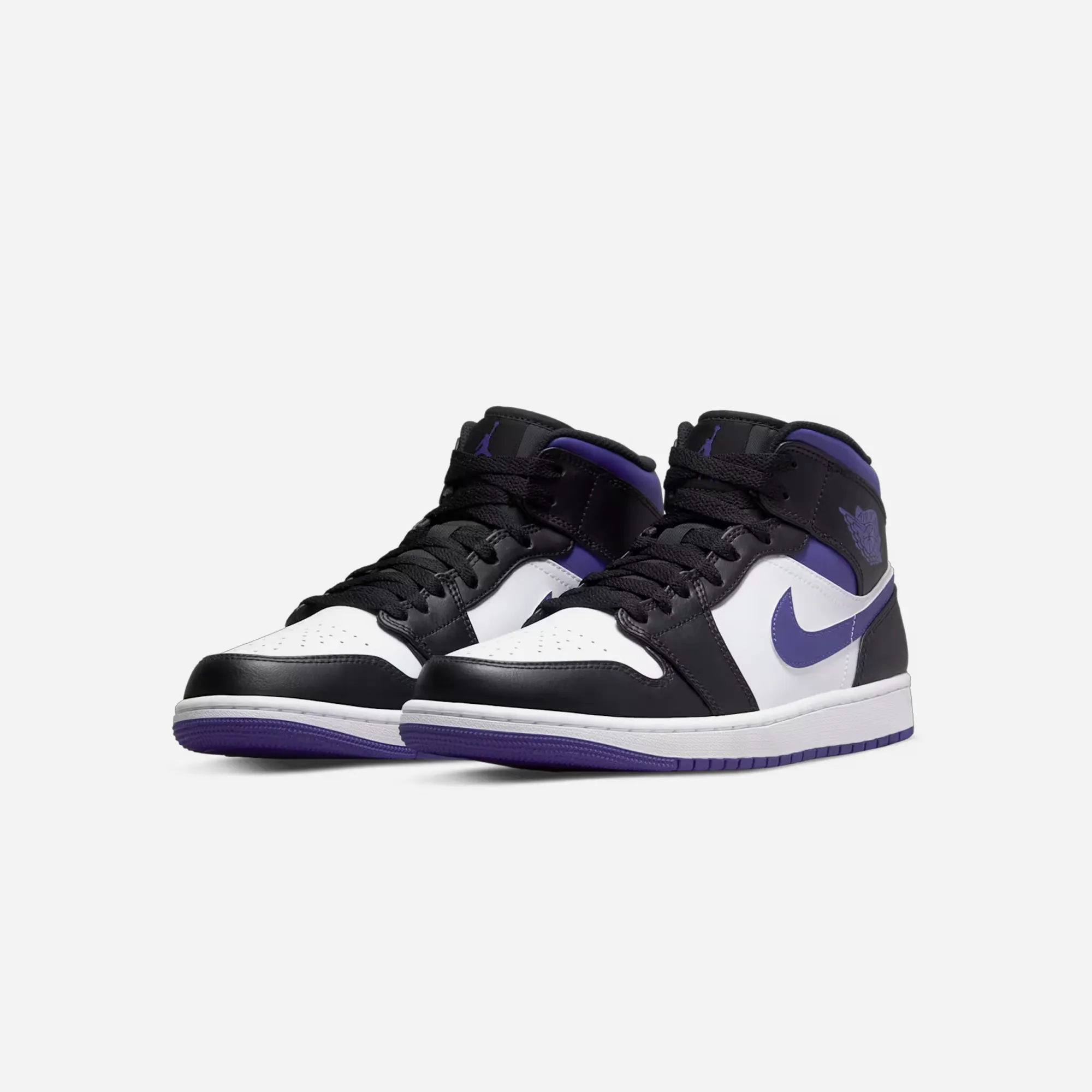 Nike Air Jordan 1 Mid Court Purple Dynamic Traction