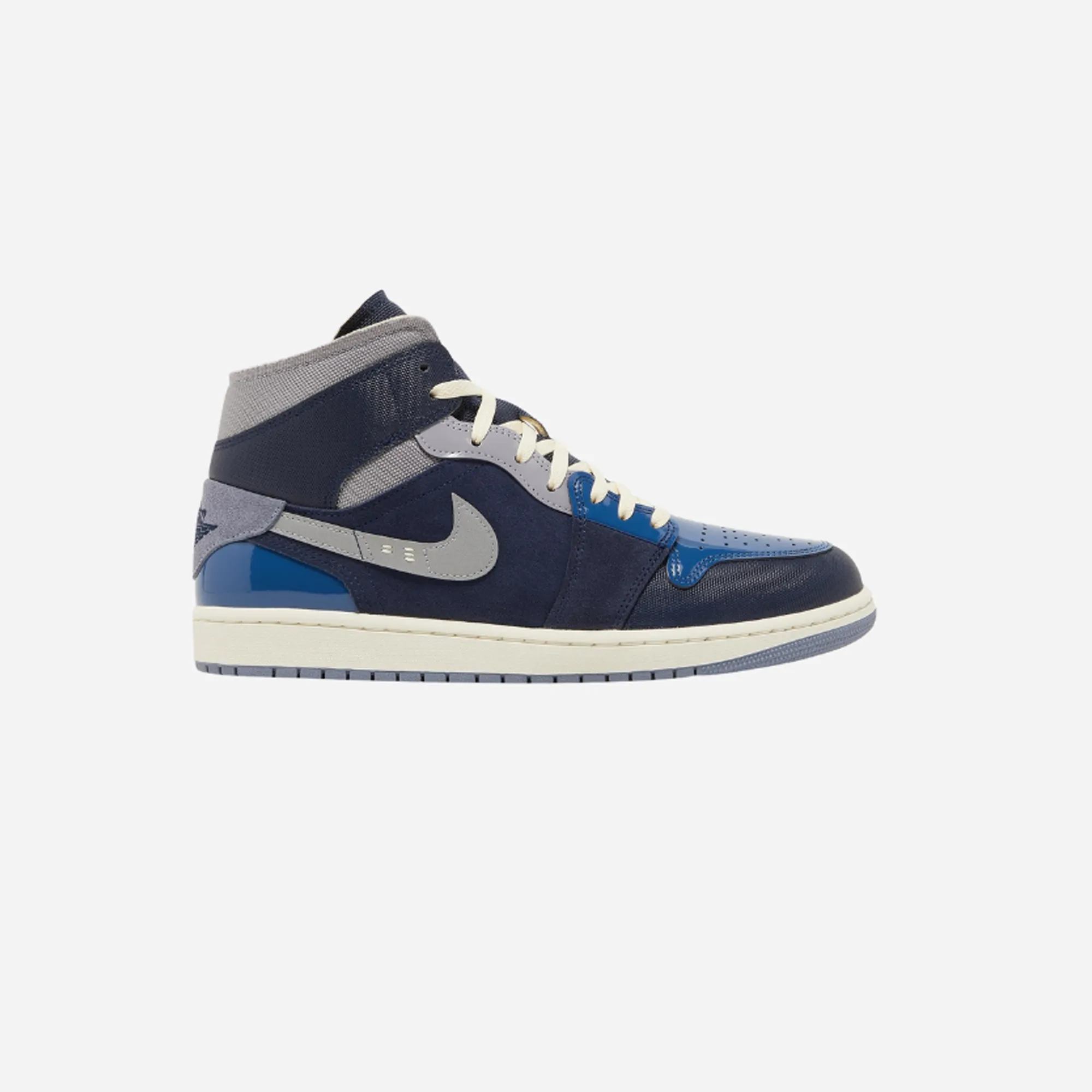Vent Mesh Nike Air Jordan 1 Mid Craft Obsidian