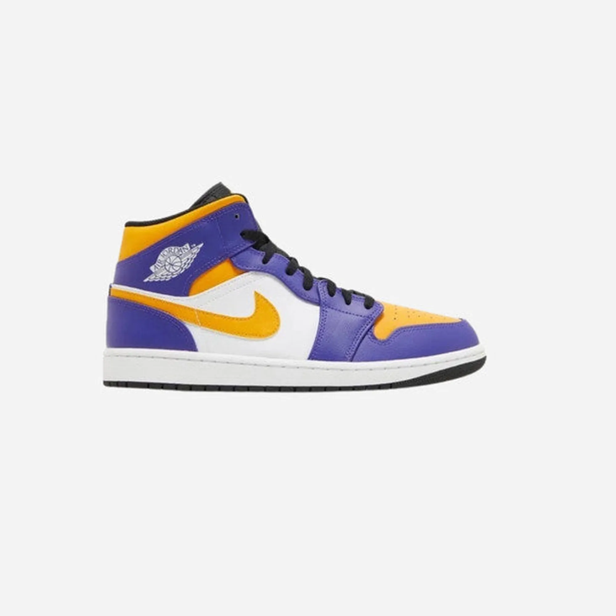 Nike Air Jordan 1 Mid Lakers Cushioned Midsole Tech