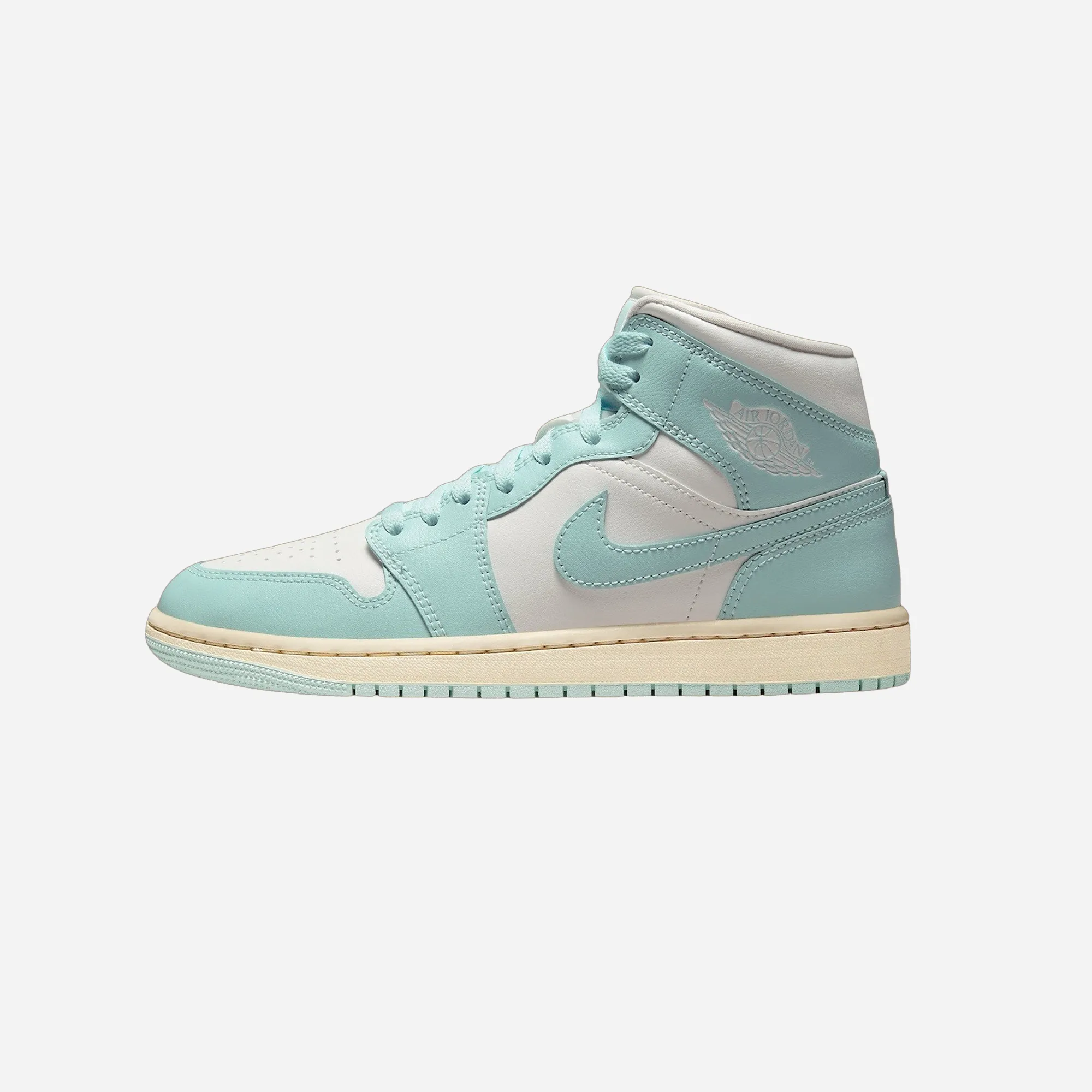 Nike Air Jordan 1 Mid Light Dew WMNS Structural Weave Technology