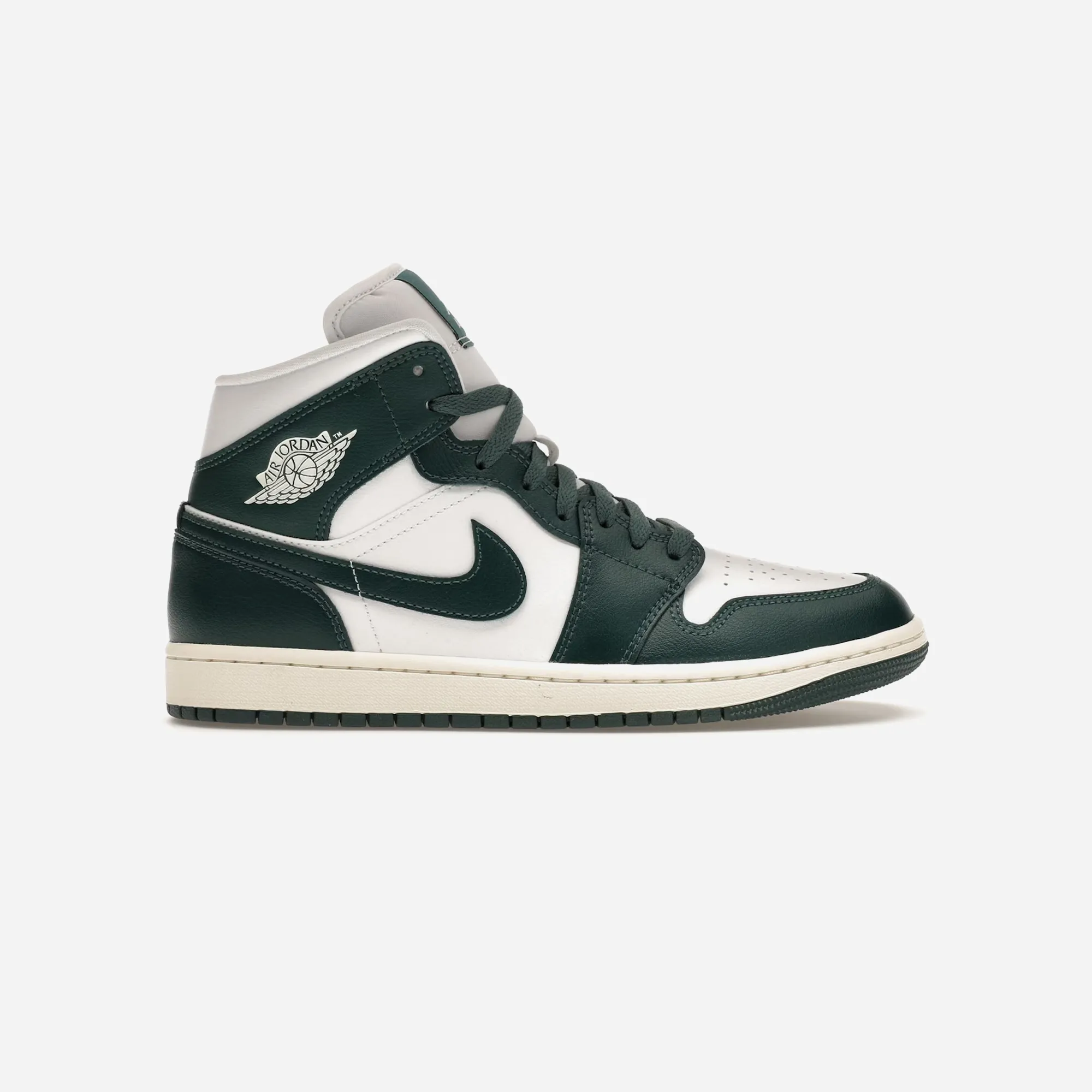 Trail Comfort Mesh Lining Nike Air Jordan 1 Mid Oxidised Green WMNS