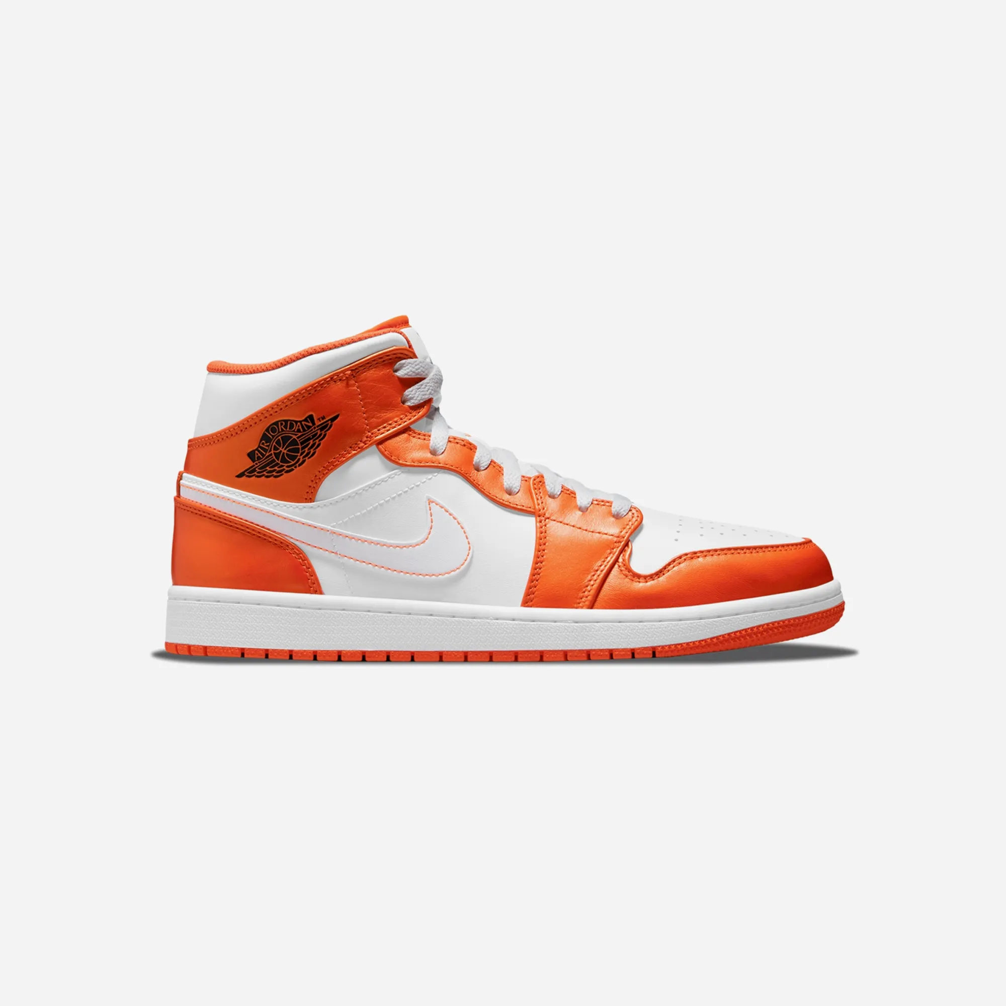 Impact Dispersion Lace Free Fastenings Nike Air Jordan 1 Mid SE Electro Orange