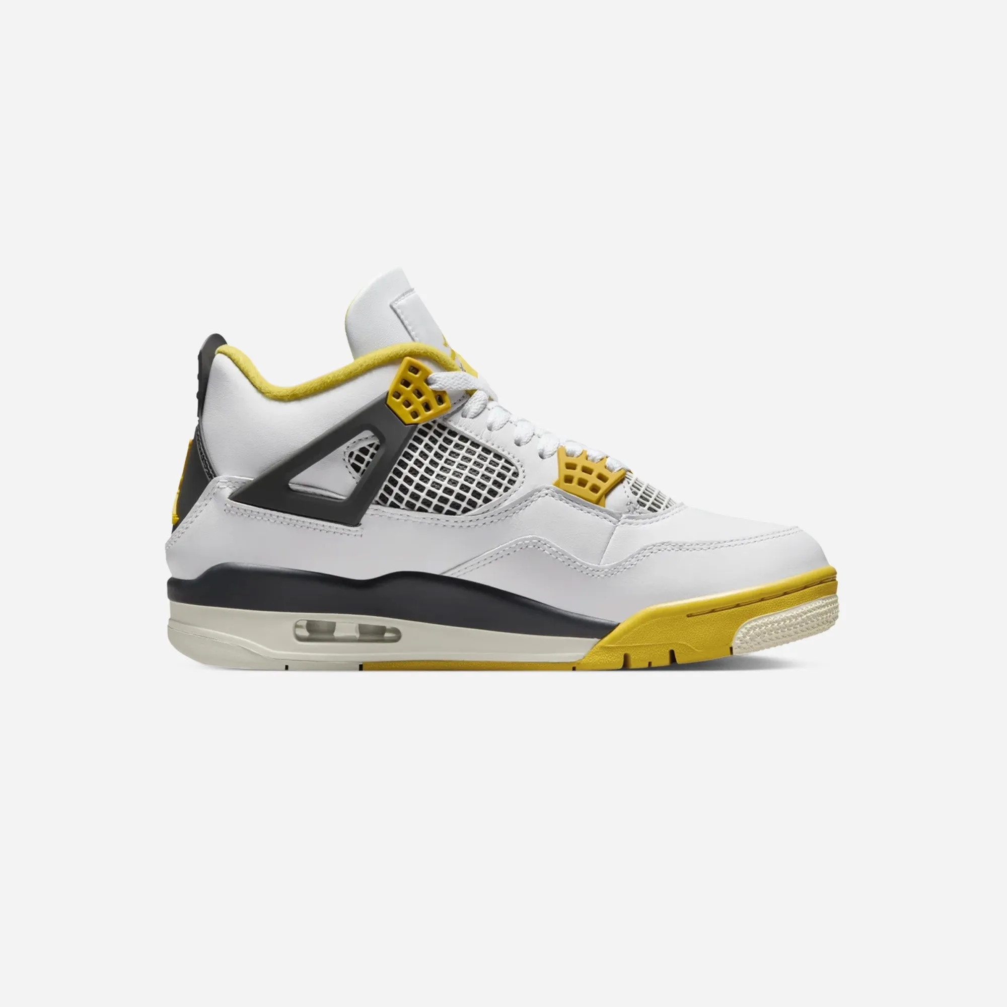Chill Step Train Easy Nike Air Jordan 4 Retro Vivid Sulfur WMNS