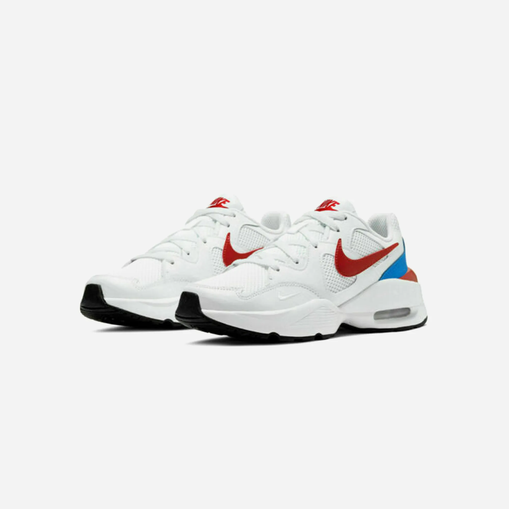 Nike Air Max Fusion White Blue Red Thermoplastic Polyurethane Plate Classic Appeal