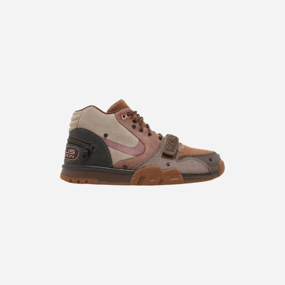 Nike Air Trainer 1 Travis Scott Brown Non Marking Tread Street Movement