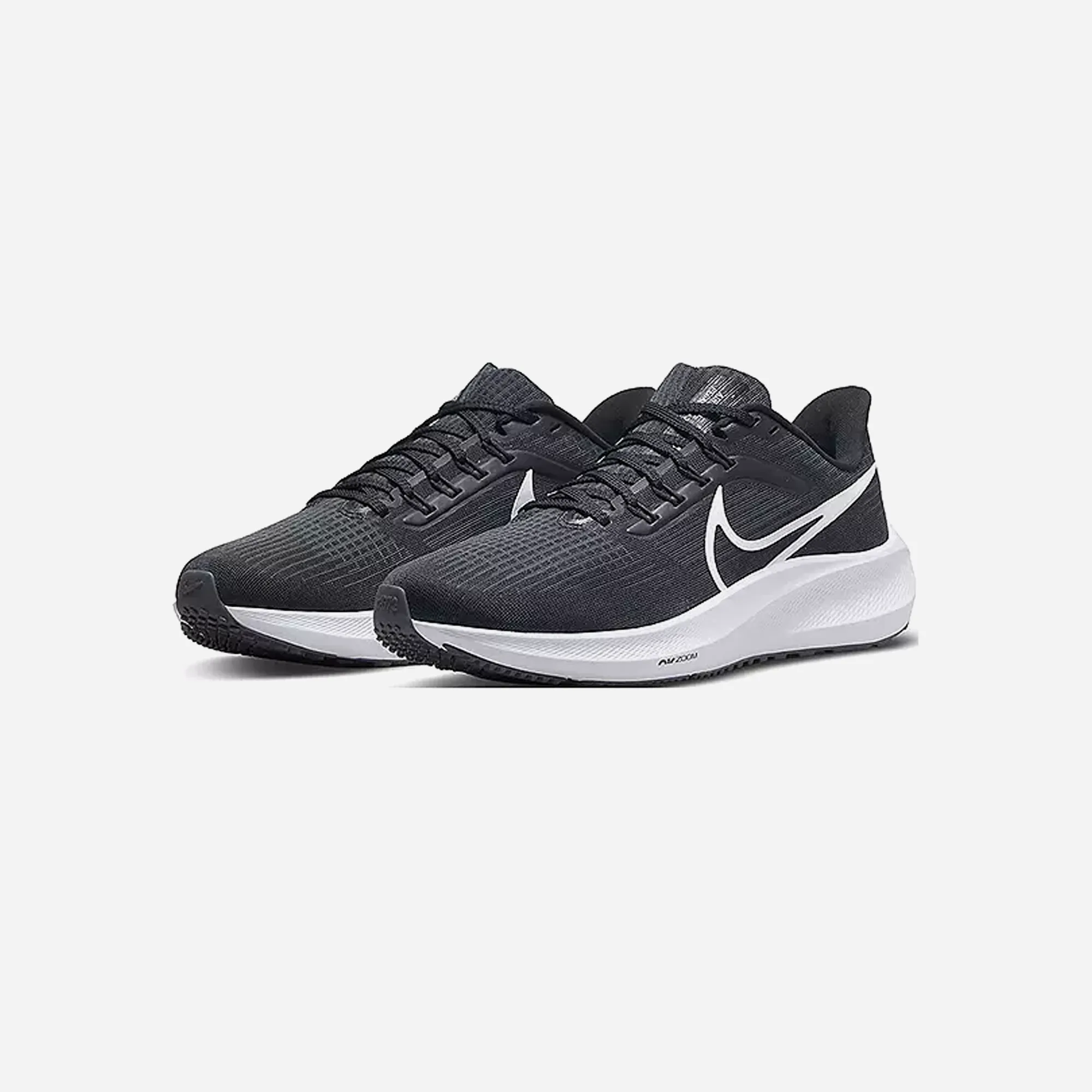 Lace Up Running Pace Nike Air Zoom Pegasus 39 Black White
