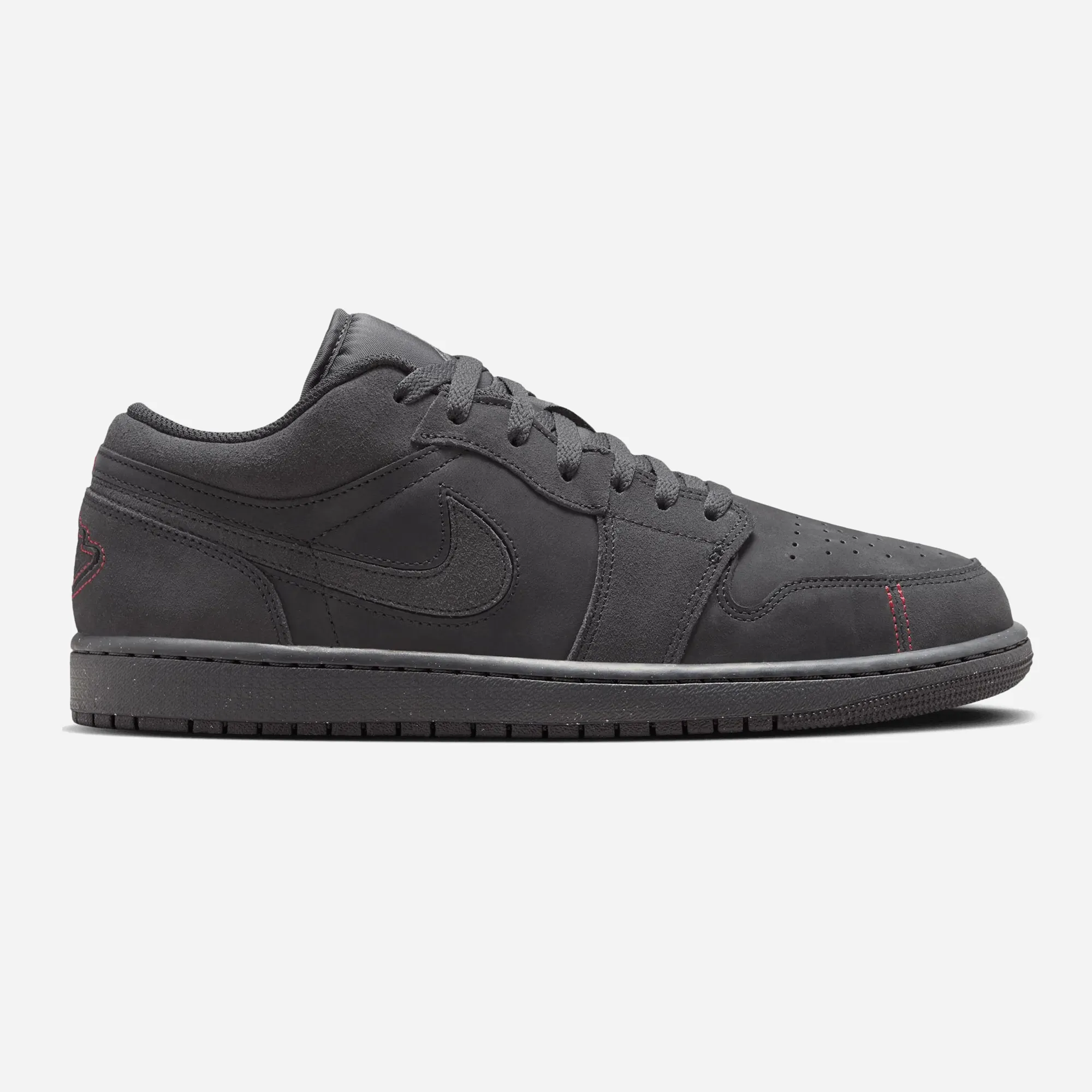 Nike AJ1 Low Se Dark Smoke Microperforated Vamp