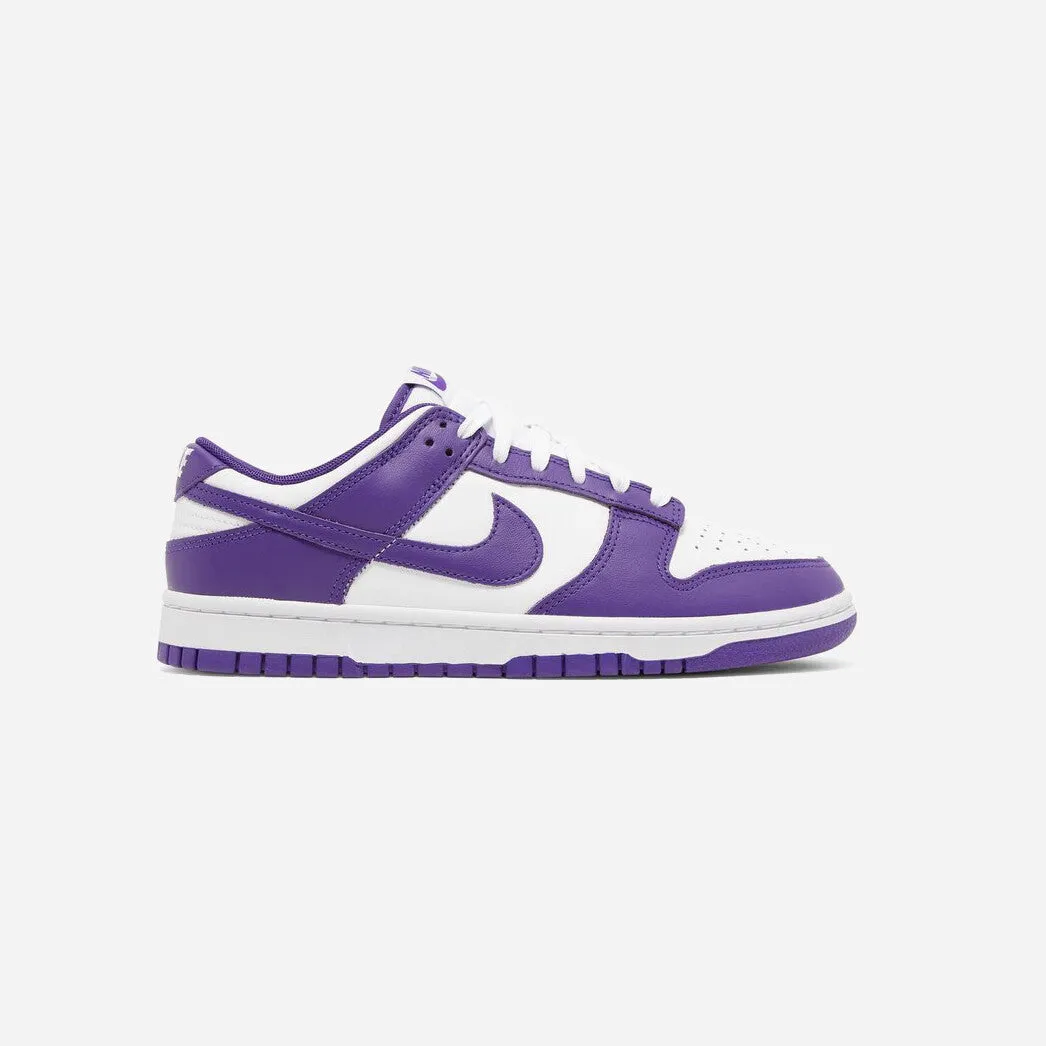 Nike Dunk Low Championship Court Purple Foot Relief