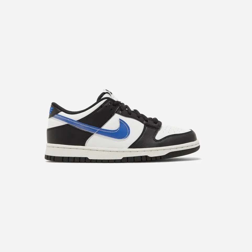 Nike Dunk Low Next Nature TPU Blue Swoosh Panda Mid Top Style Textured Surface