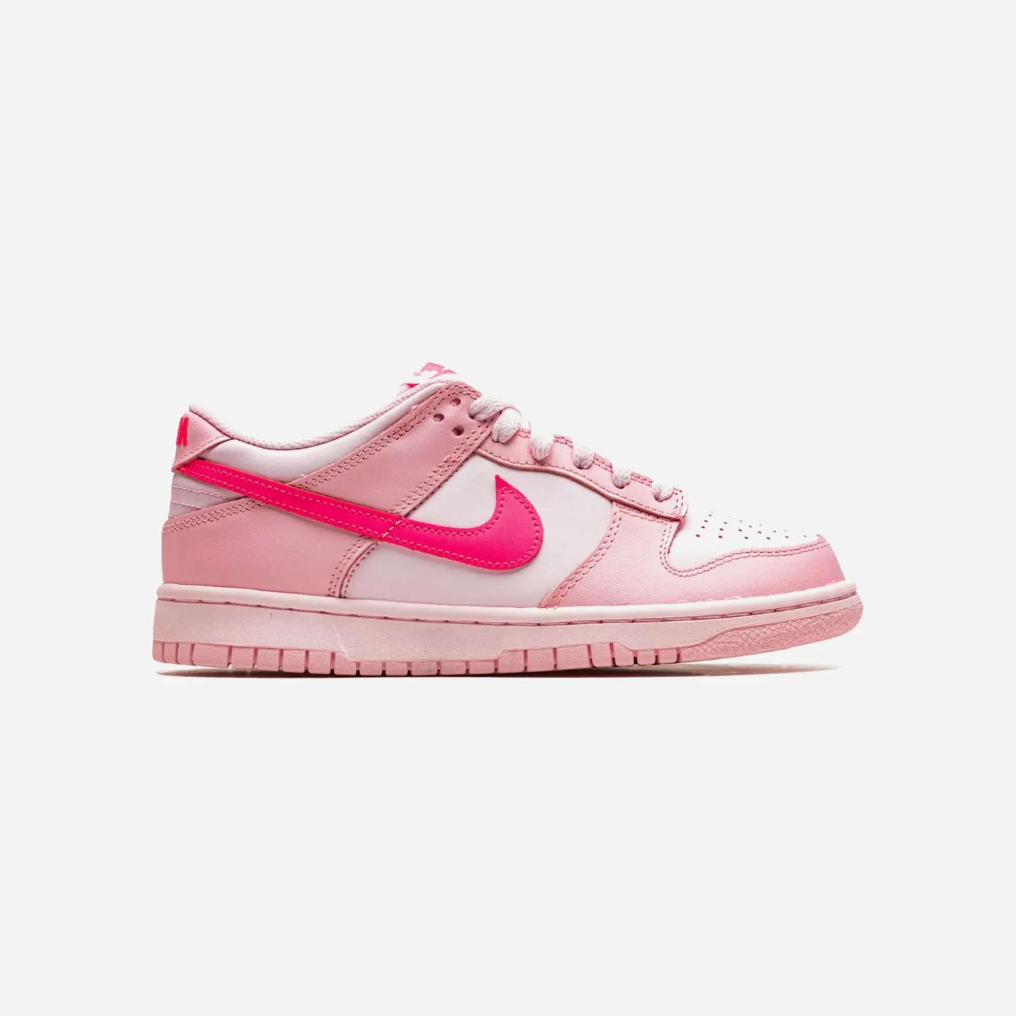 Nike Dunk Low Triple Pink Torsion Rigidity Airflow Channel Tech
