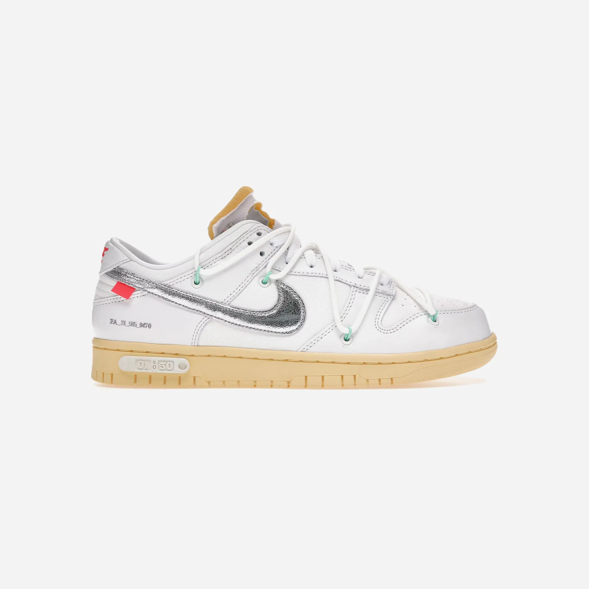 Nike Dunk Low x Off-White Lot 01 of 50 Neutral Footwear