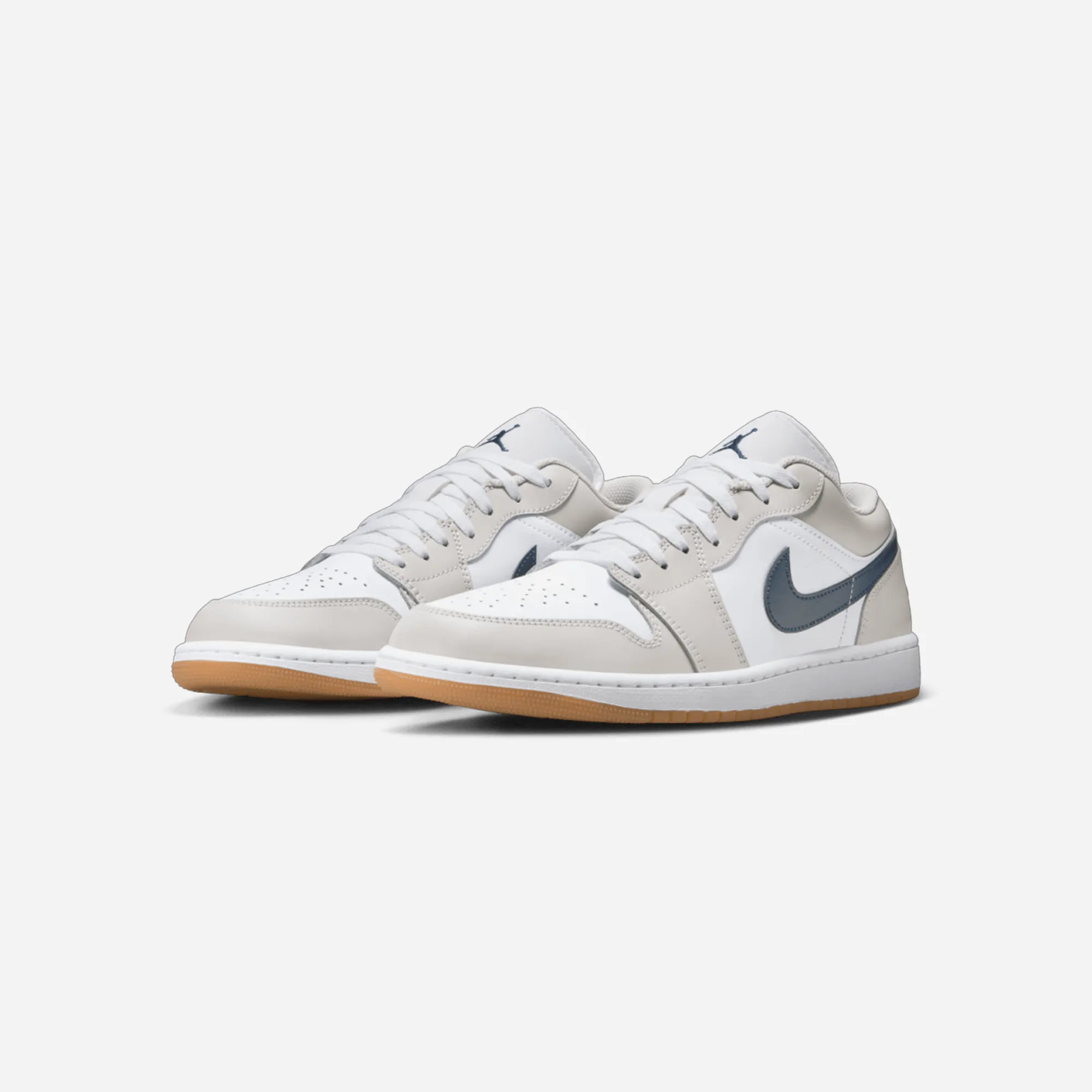Nike Jordan 1 Low Midnight Navy Neutral Grey Hyper Elastic Cushion