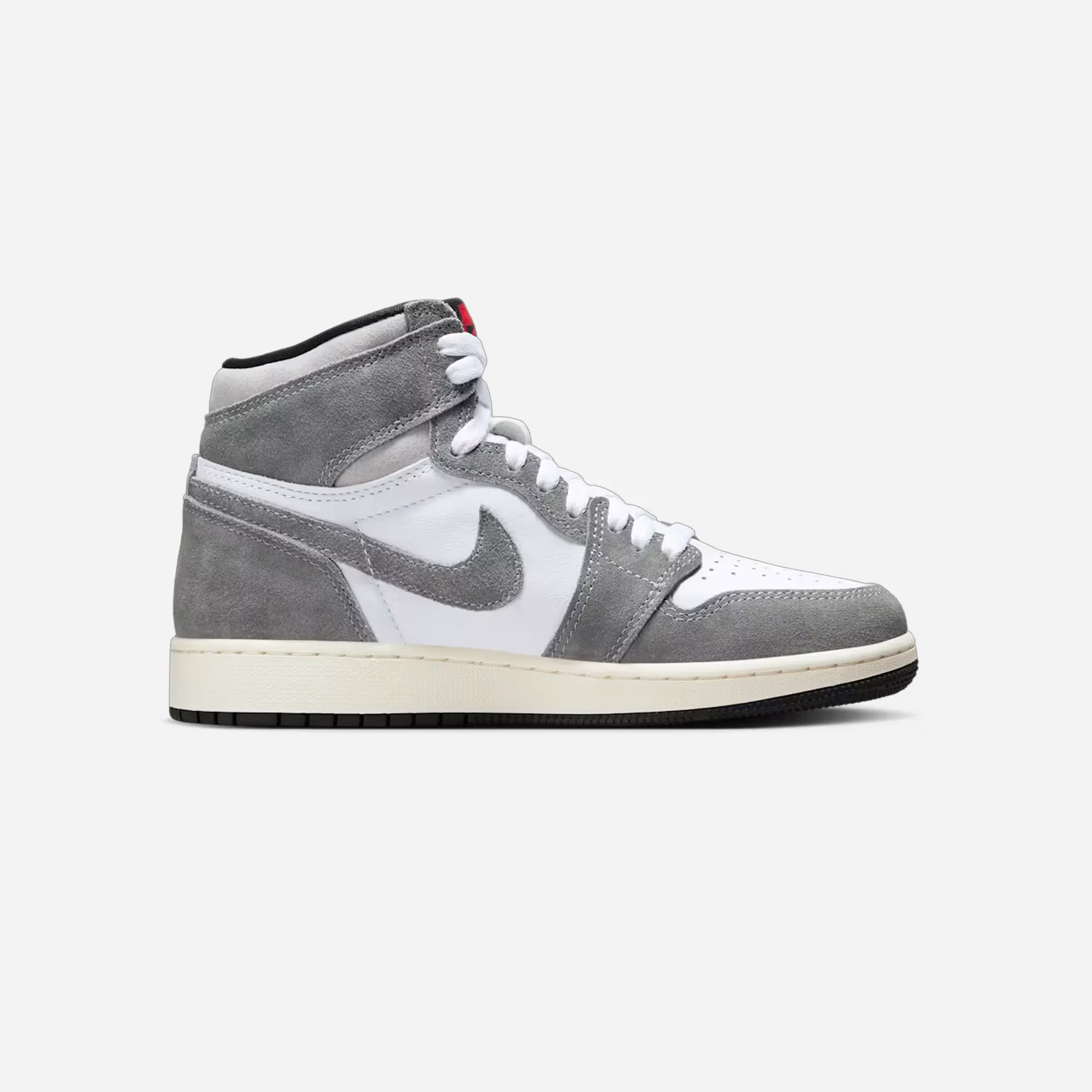 Nike Jordan 1 Retro High OG Washed Black GS Classic Smooth Curve