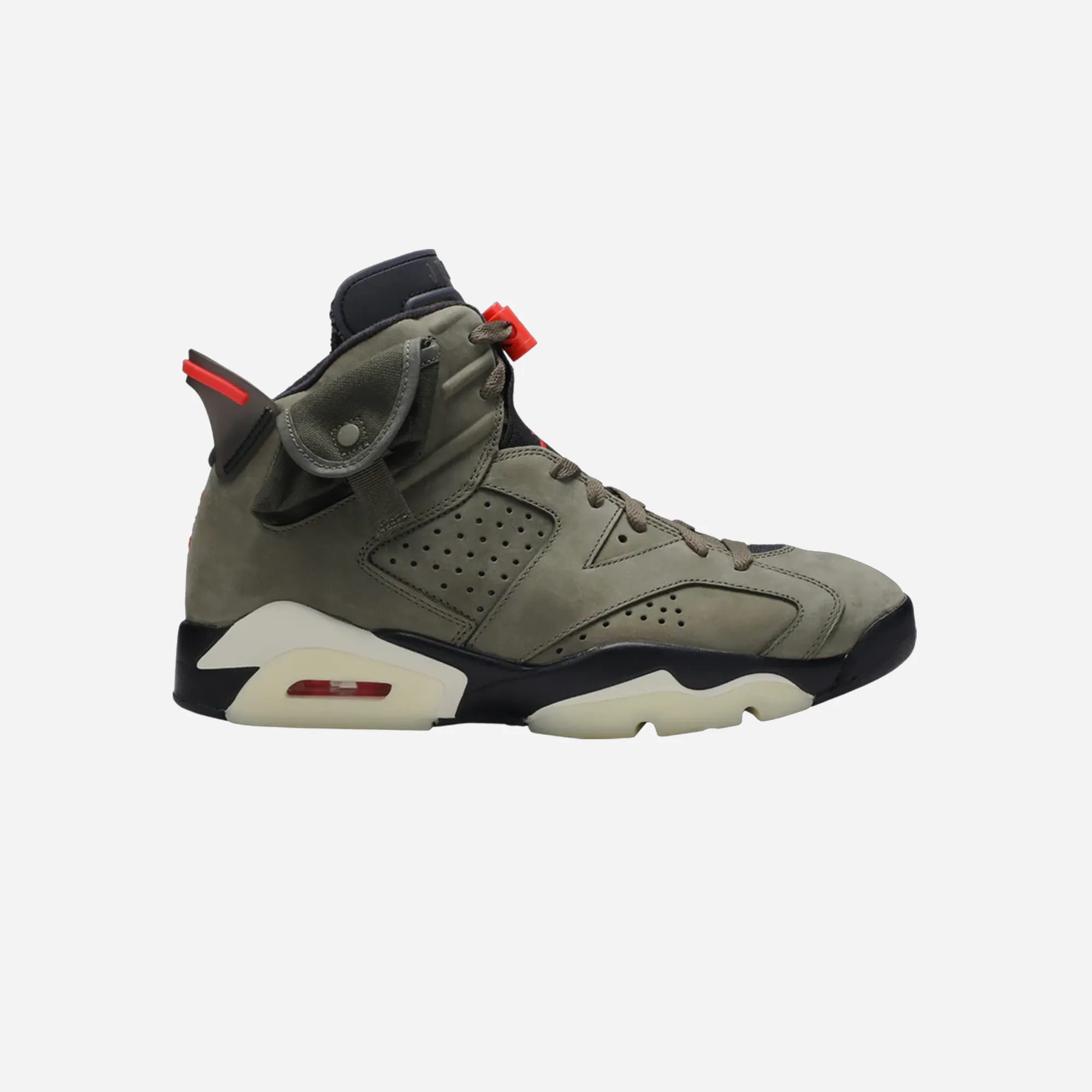 Slip Resistant Pattern Adaptive Movement Nike Jordan 6 Retro Travis Scott