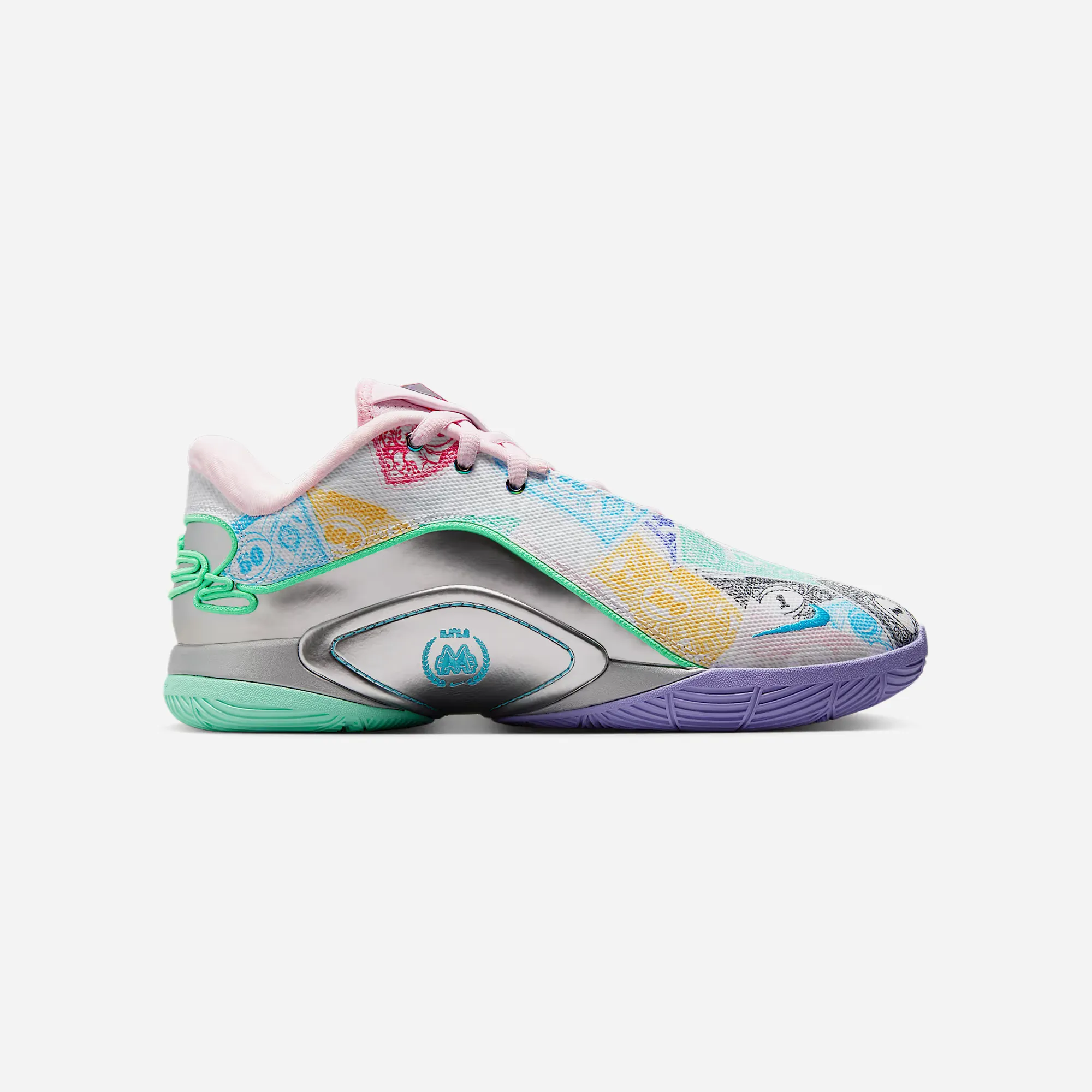 Relaxed Motion Rubber Traction Pattern Nike LeBron XXII 'Currency' EP