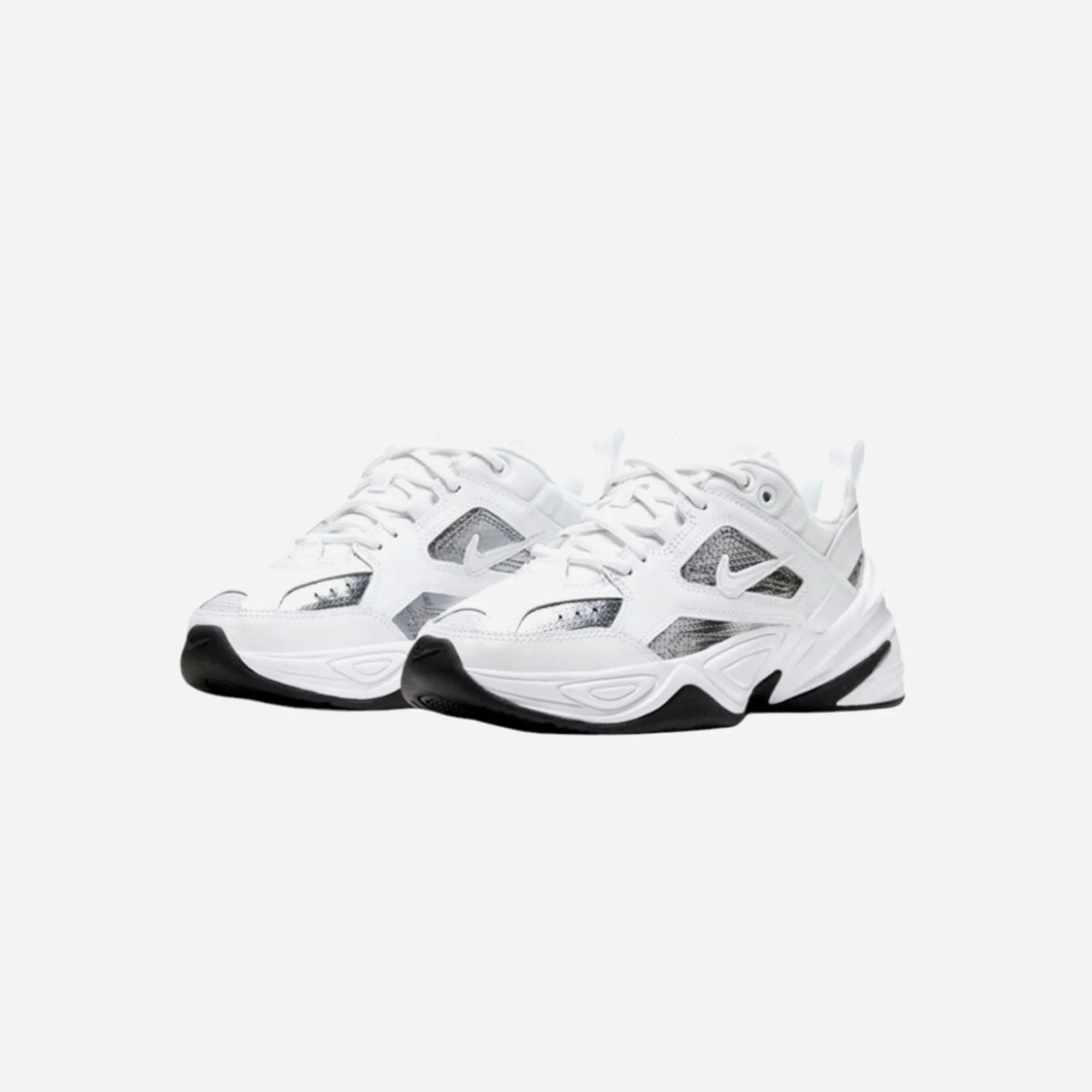 Ready Motion Easy Style Nike M2K Tekno White Metallic Silver Black WMNS
