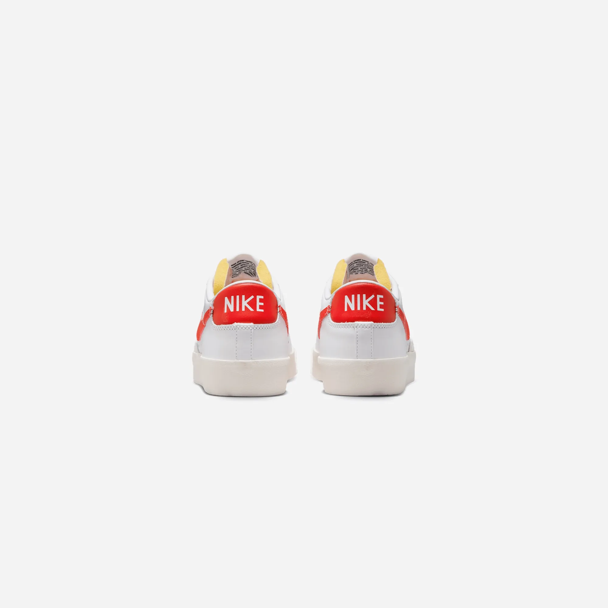 Heel Balance Nike Mens Blazer Low '77 Vintage Shoes White/Sail/Light Crimson