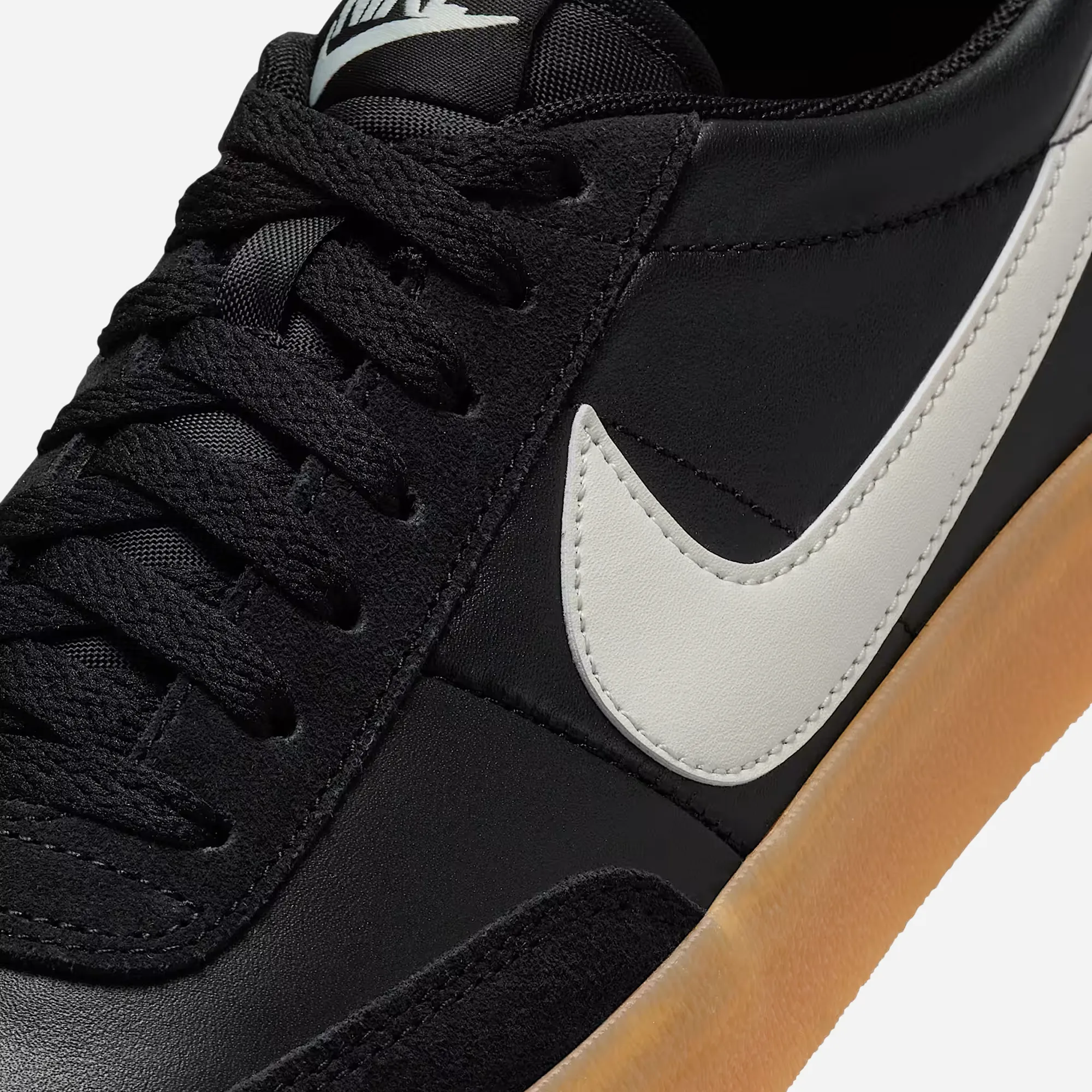 Nike Mens Killshot 2 Leather Shoes Sail/Black Heel Fit Thermal Molded Midsole