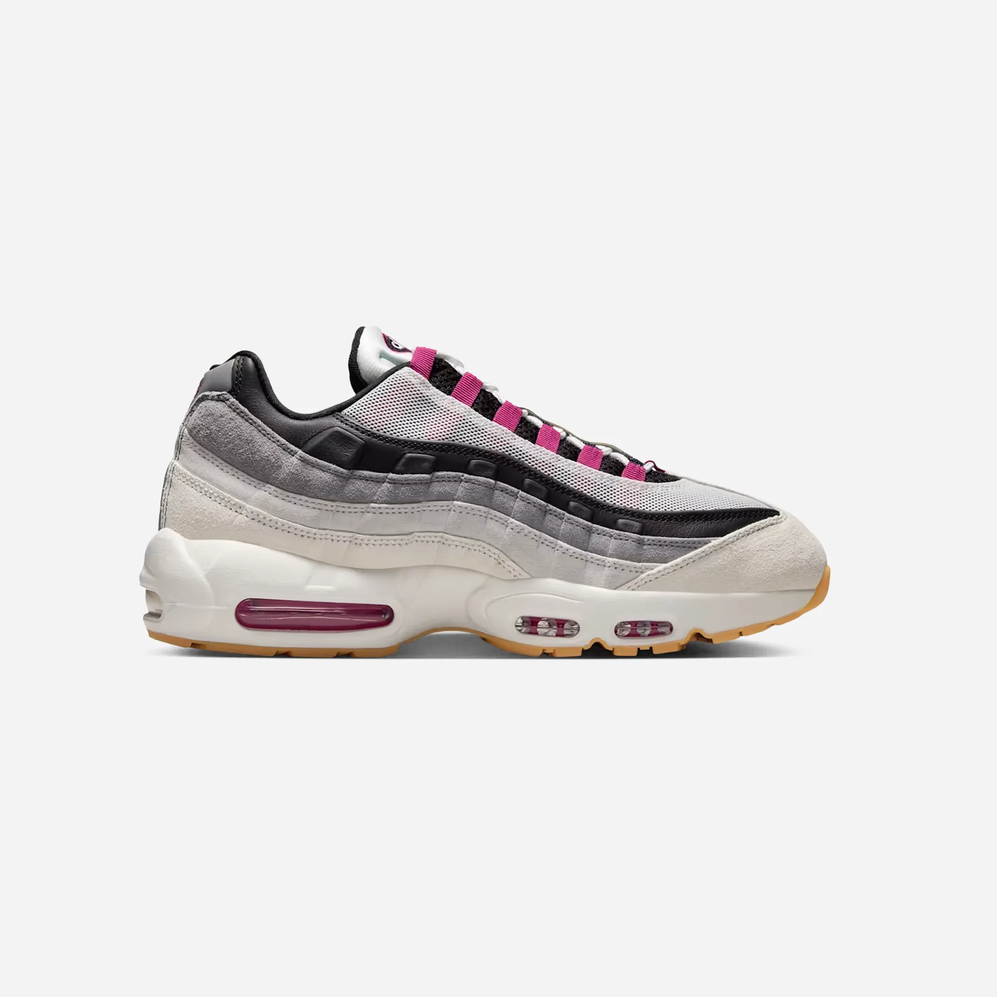 Nike SB Air Max 95 Summit White and Cactus Flower Ground Feel