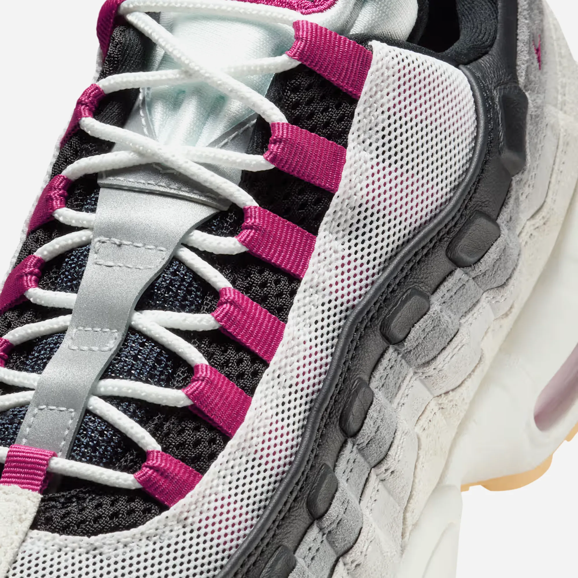 Nike SB Air Max 95 Summit White and Cactus Flower Gym-Ready Torsion Rigidity