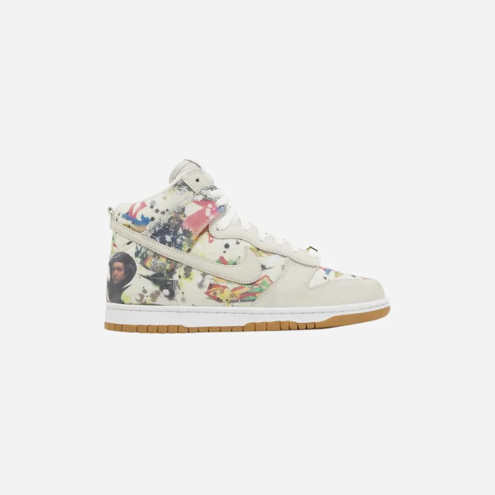 Woven Upper Technology NIKE SB DUNK HIGH RAMMELLZEE