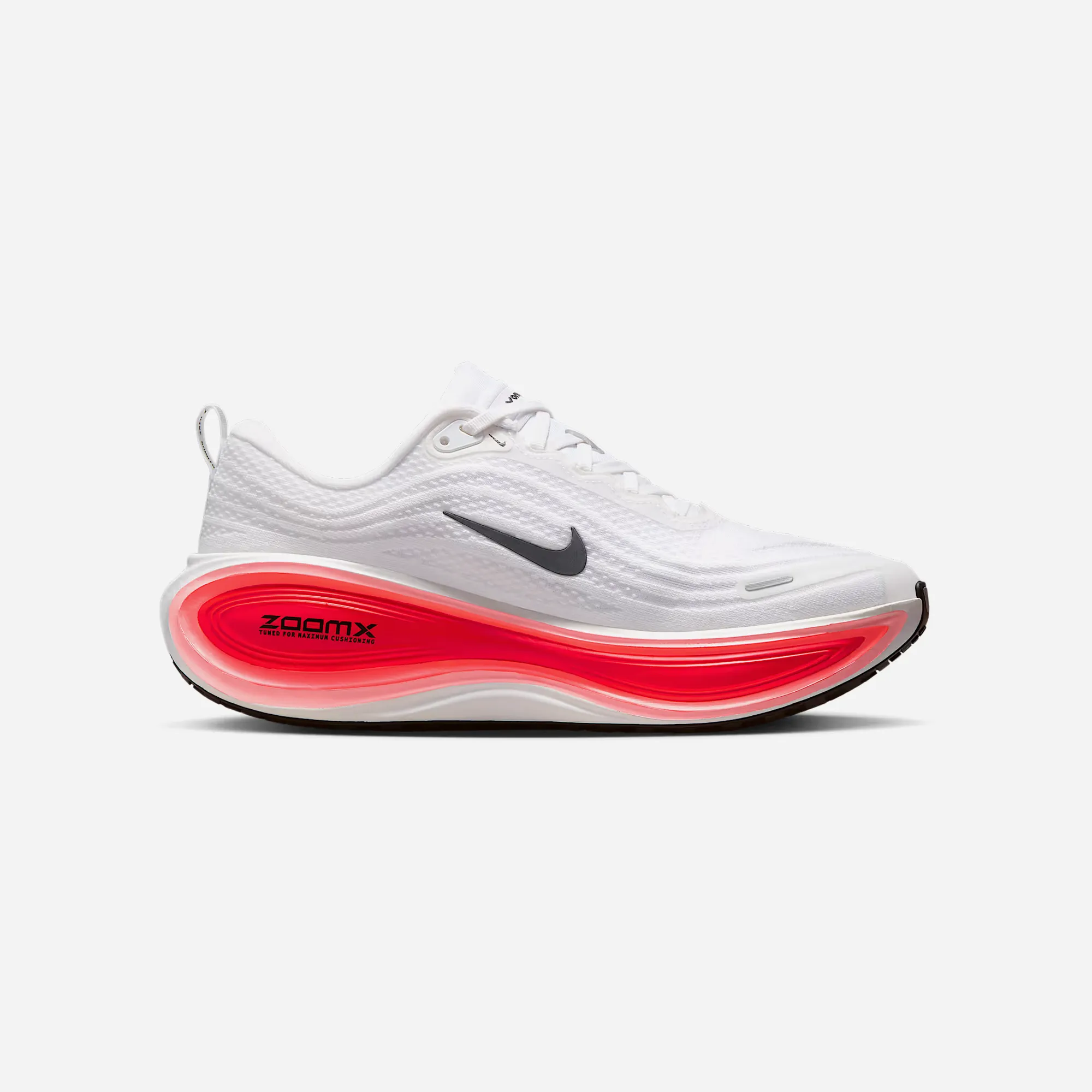 Thermal Bonded Seams Nike Vomero Plus White/Bright Crimson/Metallic Silver/Black