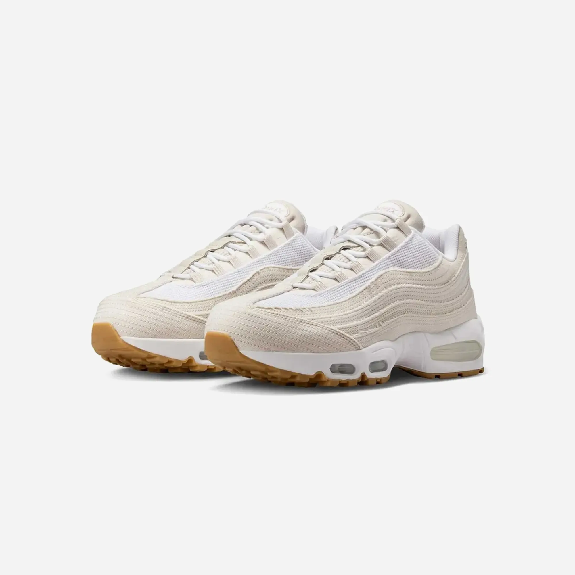 Nike x Levi's Air Max 95 OG Light Orewood Brown Asymmetric Lacing Designs Smart Stylewear