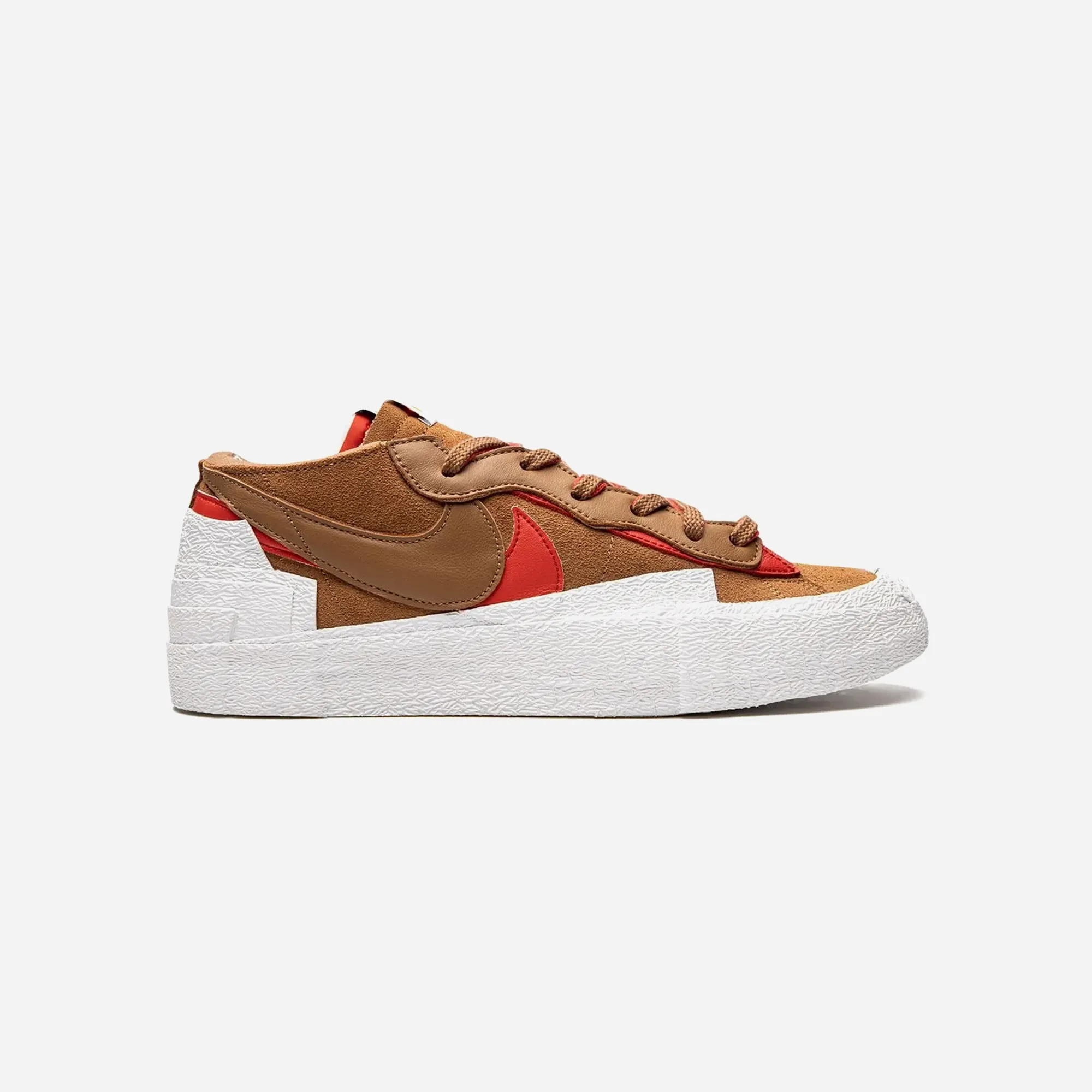 Nike X Sacai Blazer Low British Brown Structured performance Structured Form